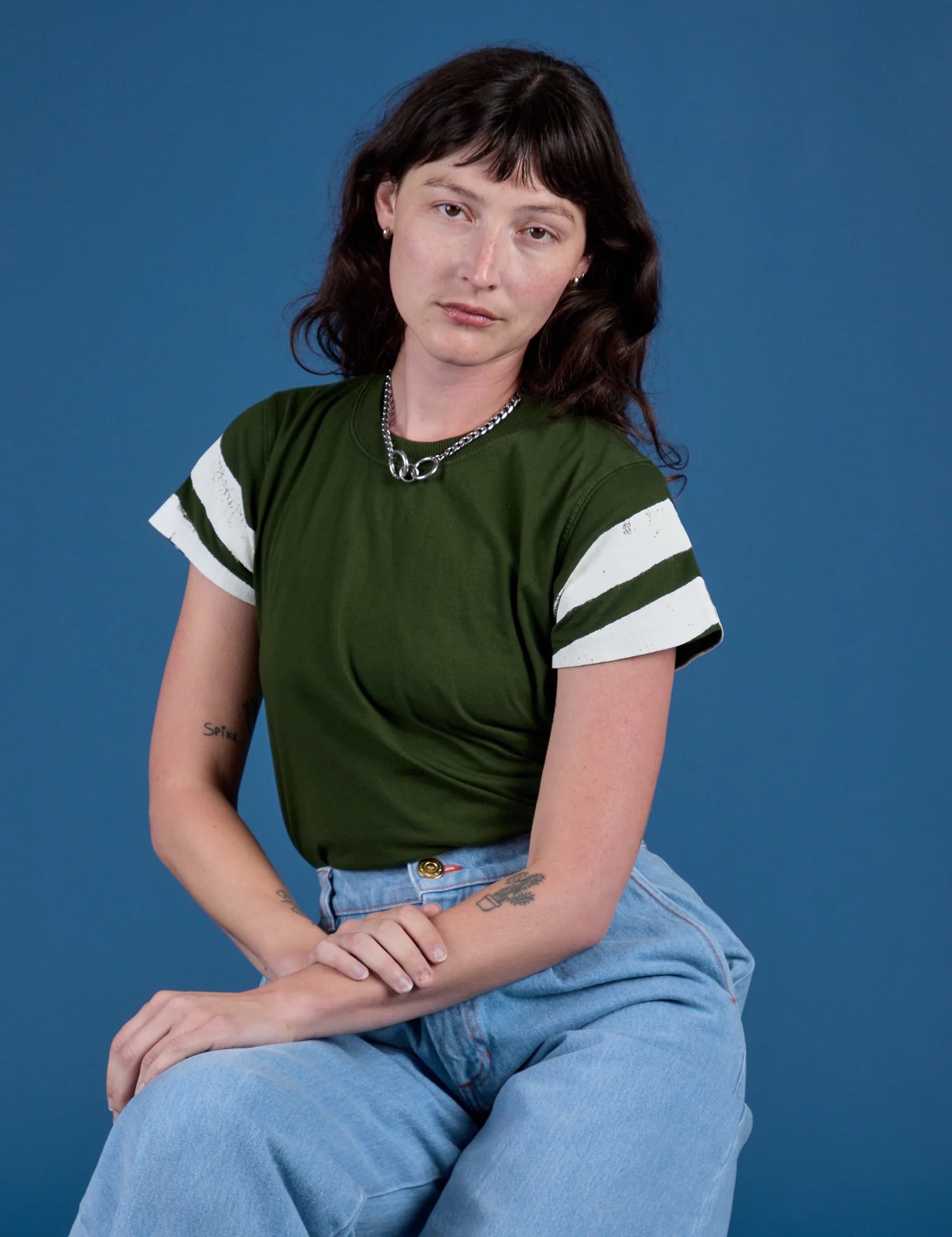 Painted Vintage Tee - Evergreen - Image 24
