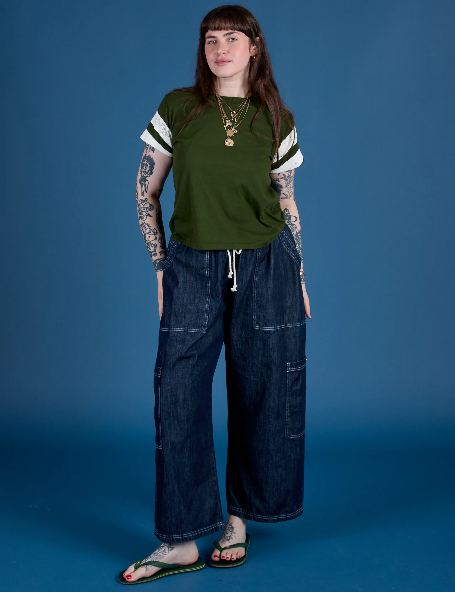 Painted Vintage Tee - Evergreen - Image 3