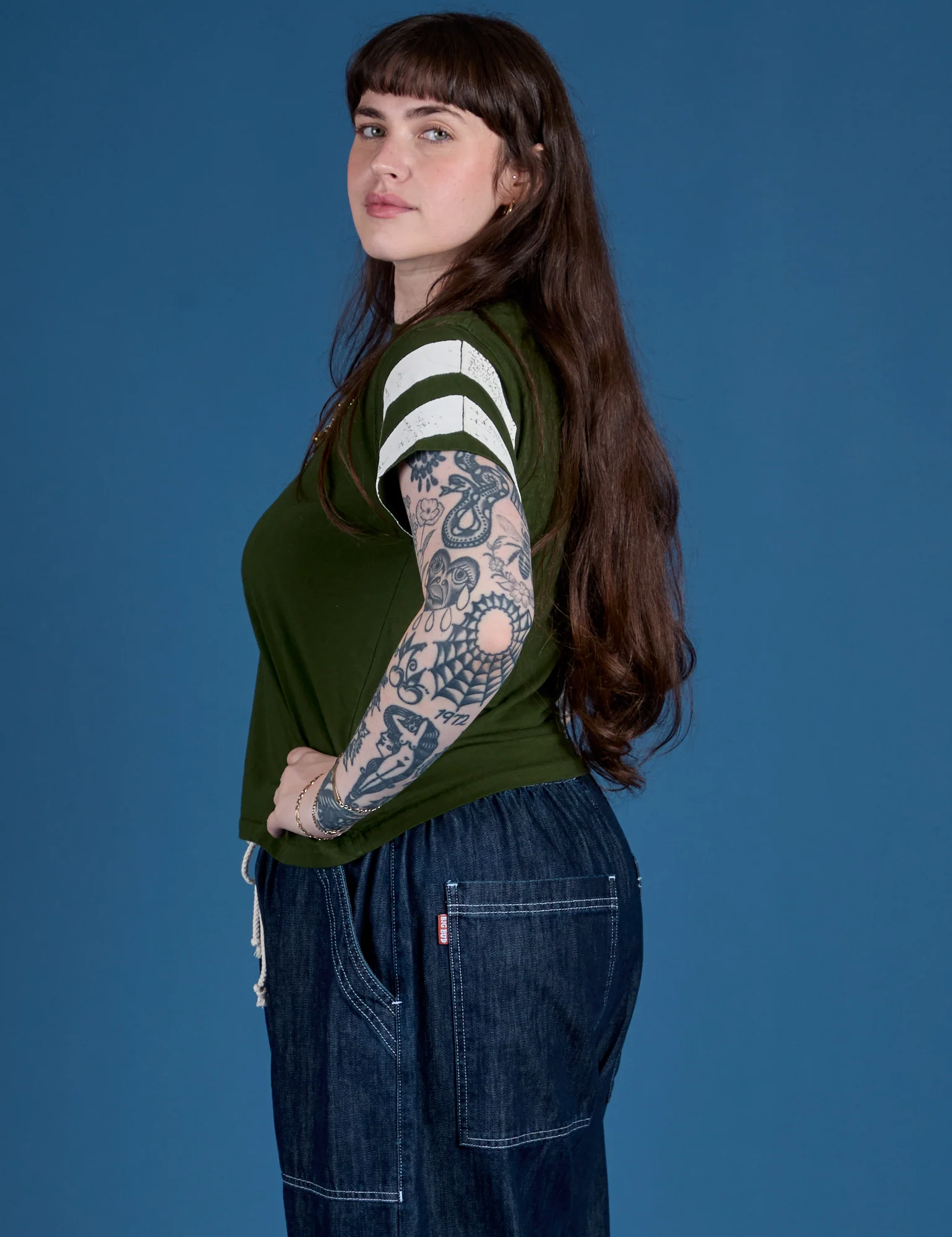 Painted Vintage Tee - Evergreen - Image 5