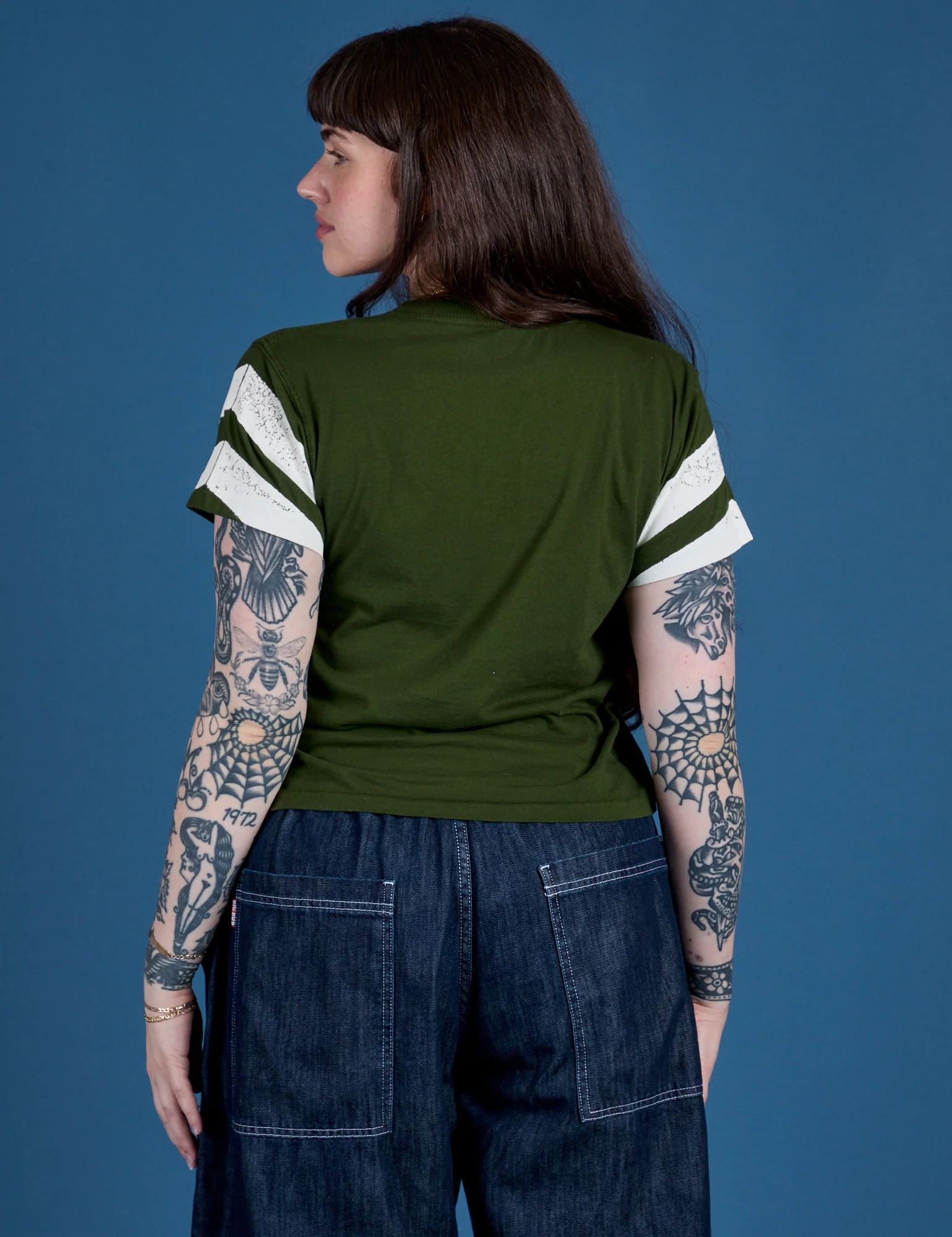 Painted Vintage Tee - Evergreen - Image 6