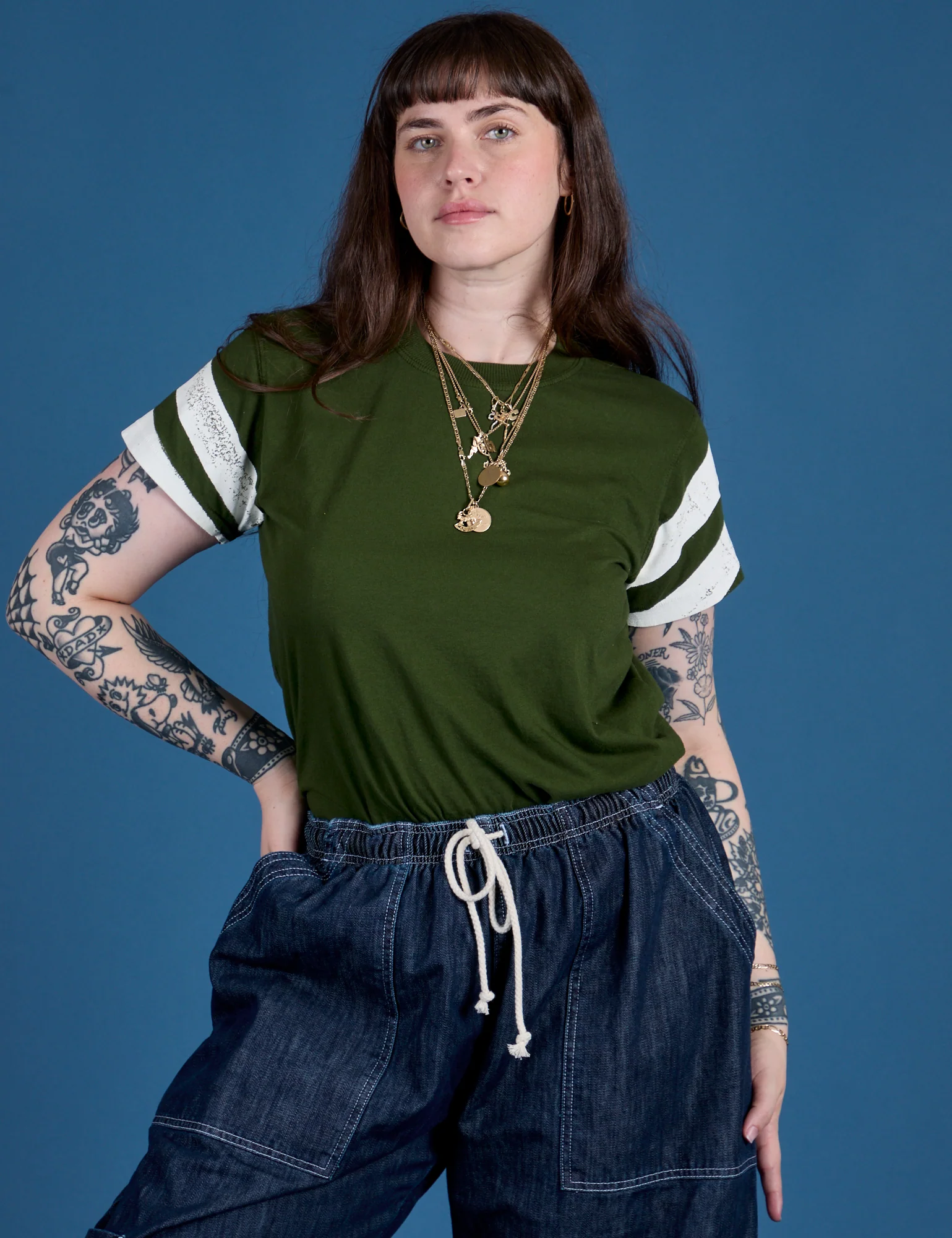 Painted Vintage Tee - Evergreen - Image 7