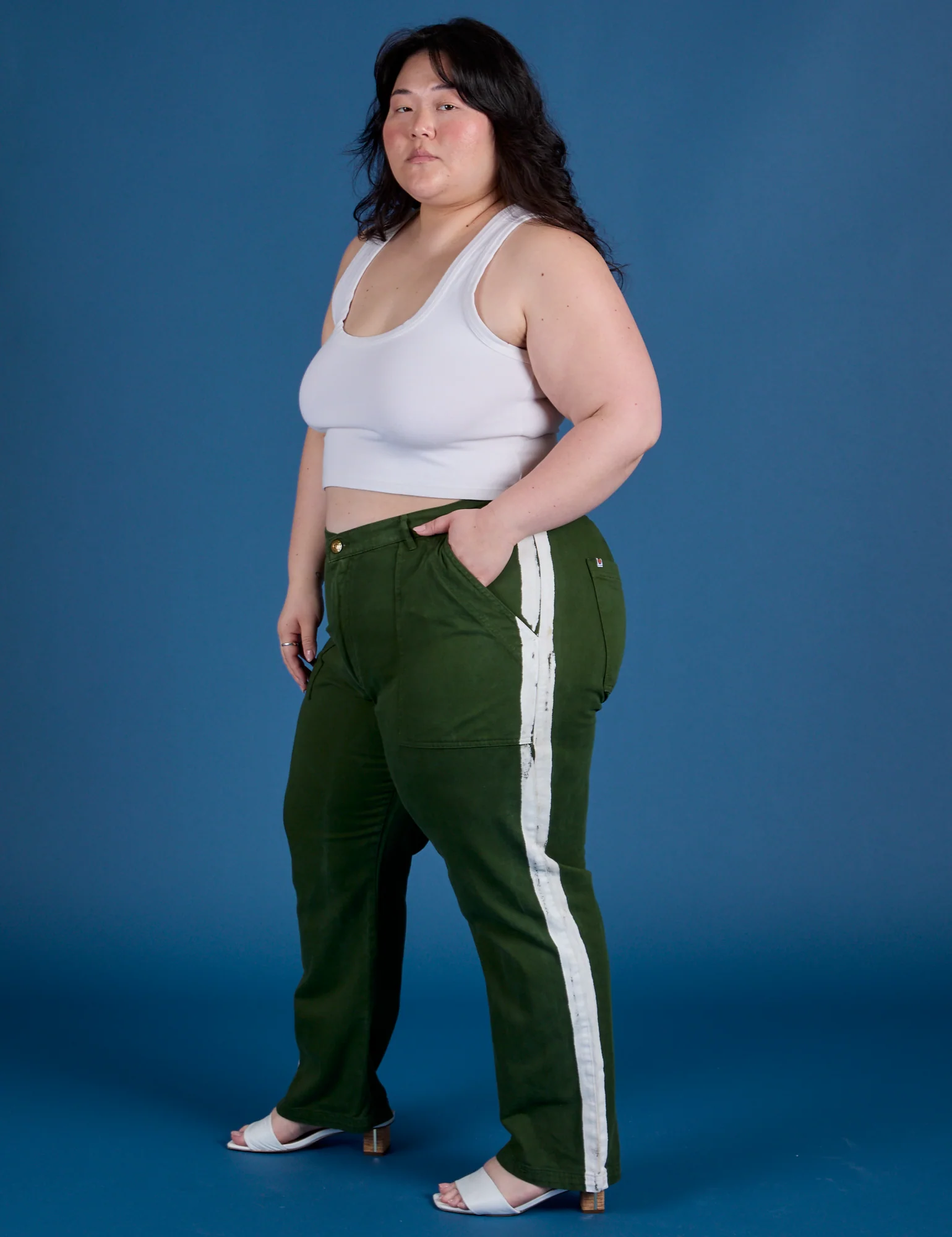 Painted Work Pants - Evergreen - Image 21