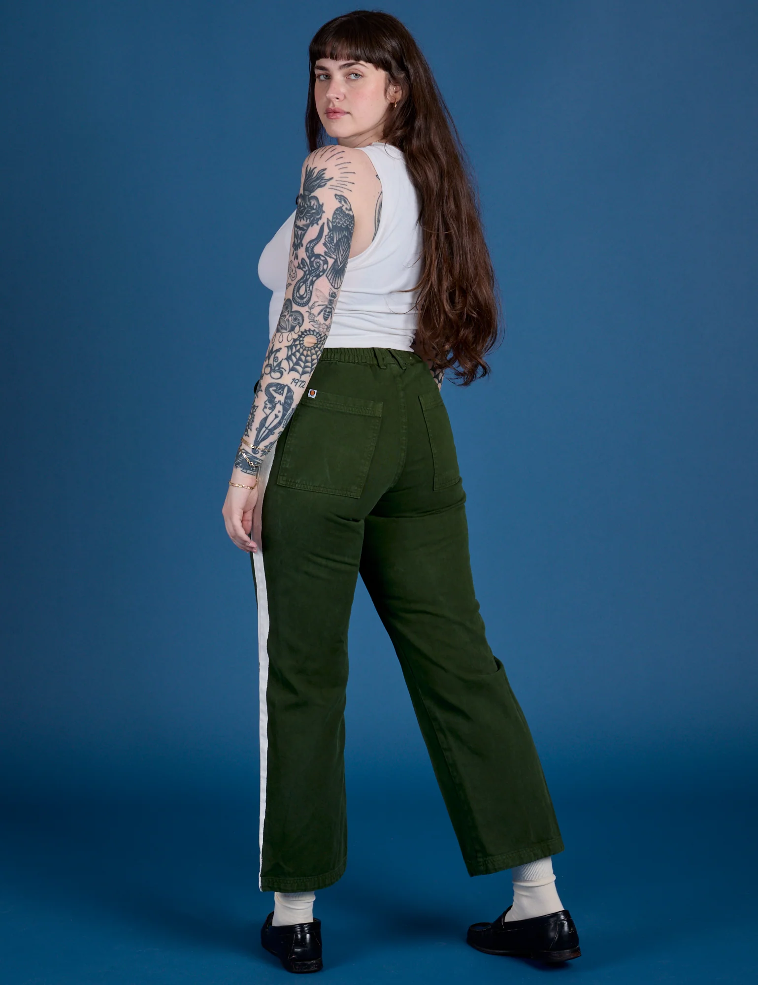 Painted Work Pants - Evergreen - Image 5