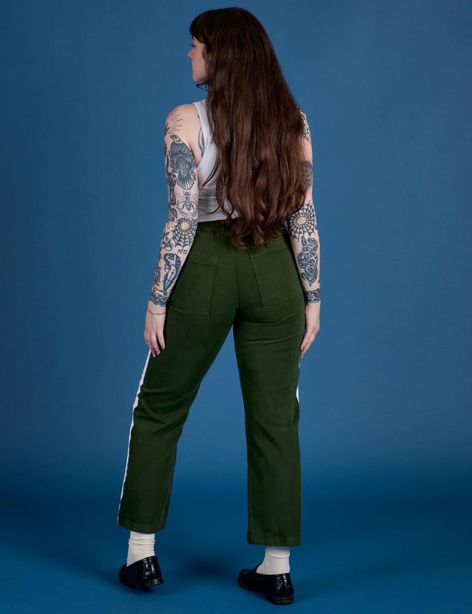 Painted Work Pants - Evergreen - Image 7