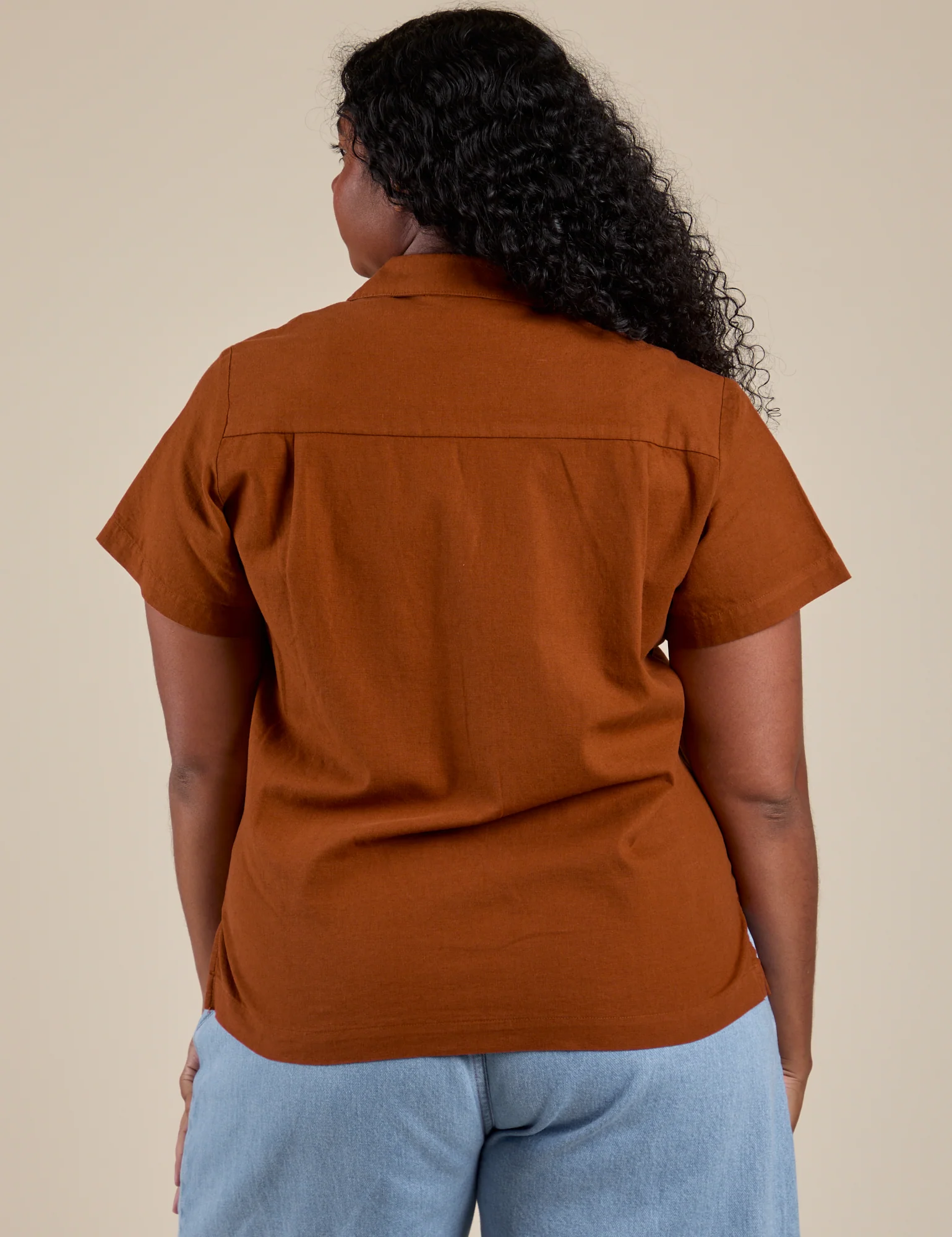 Pantry Button-Up - Burnt Terracotta - Image 15
