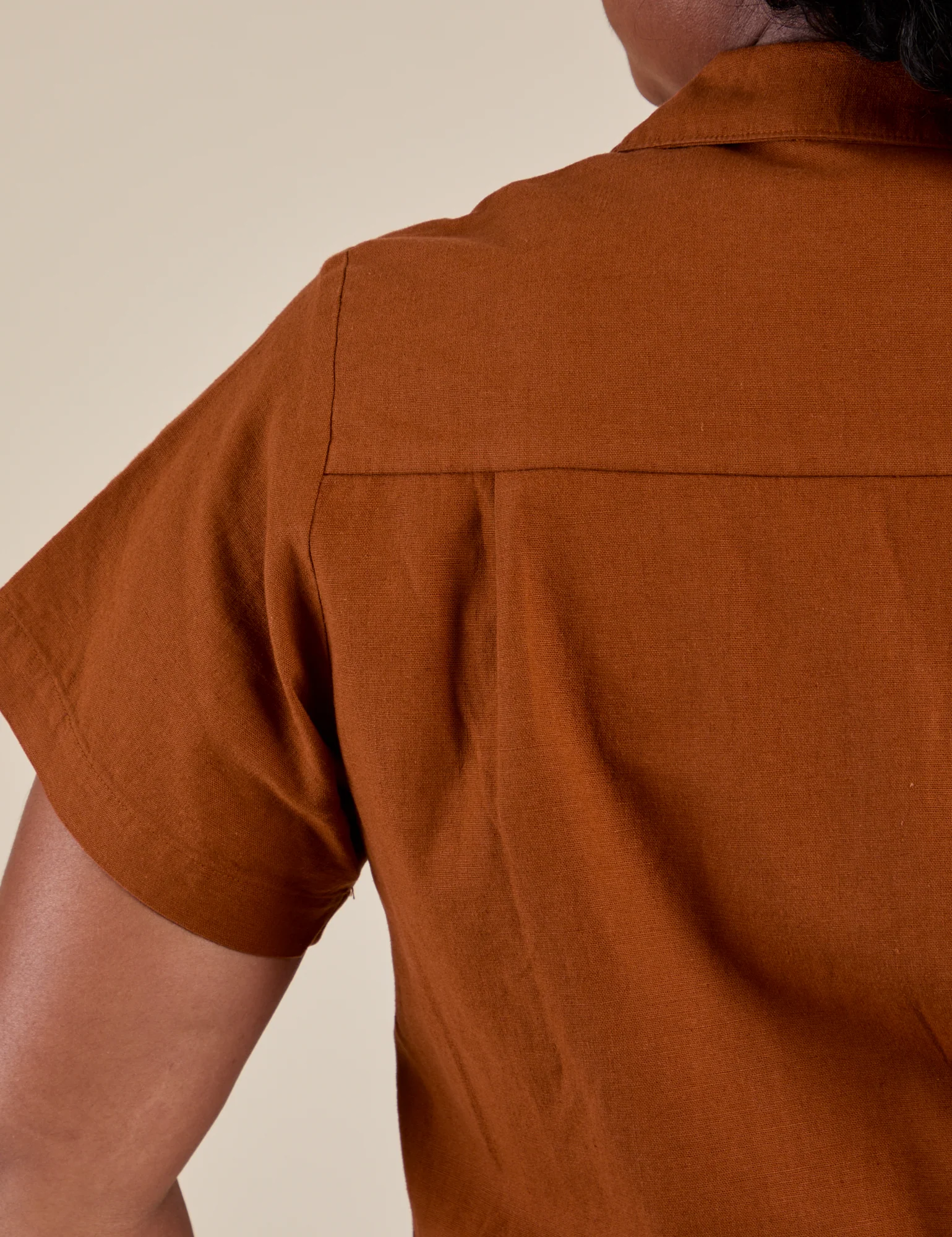 Pantry Button-Up - Burnt Terracotta - Image 16