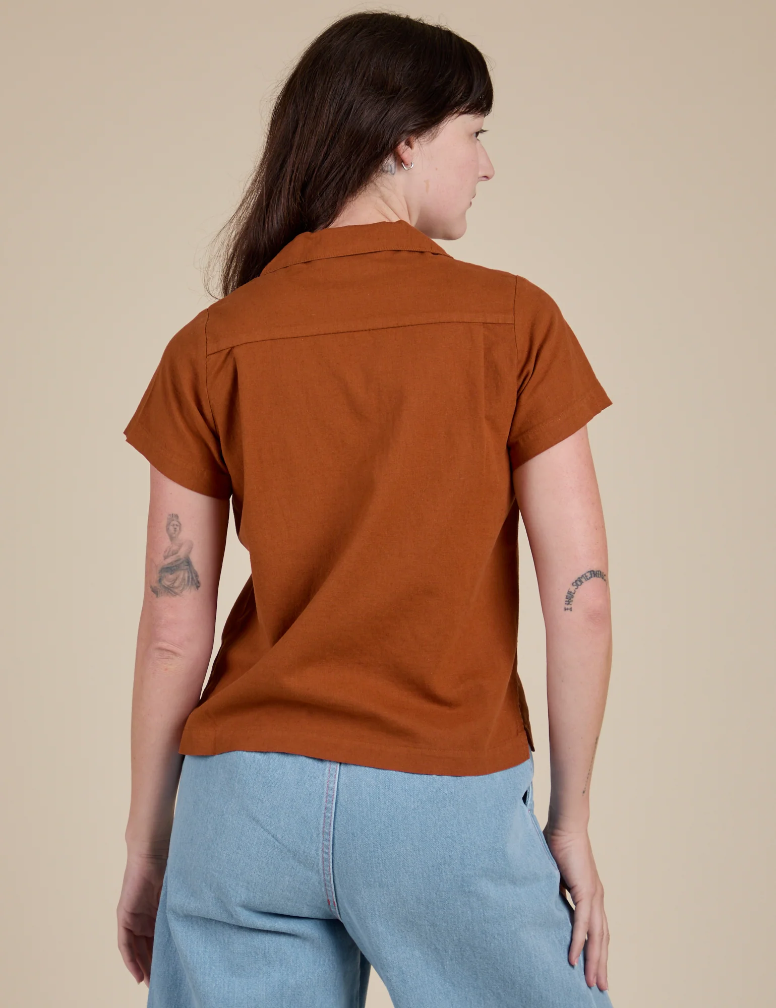 Pantry Button-Up - Burnt Terracotta - Image 8