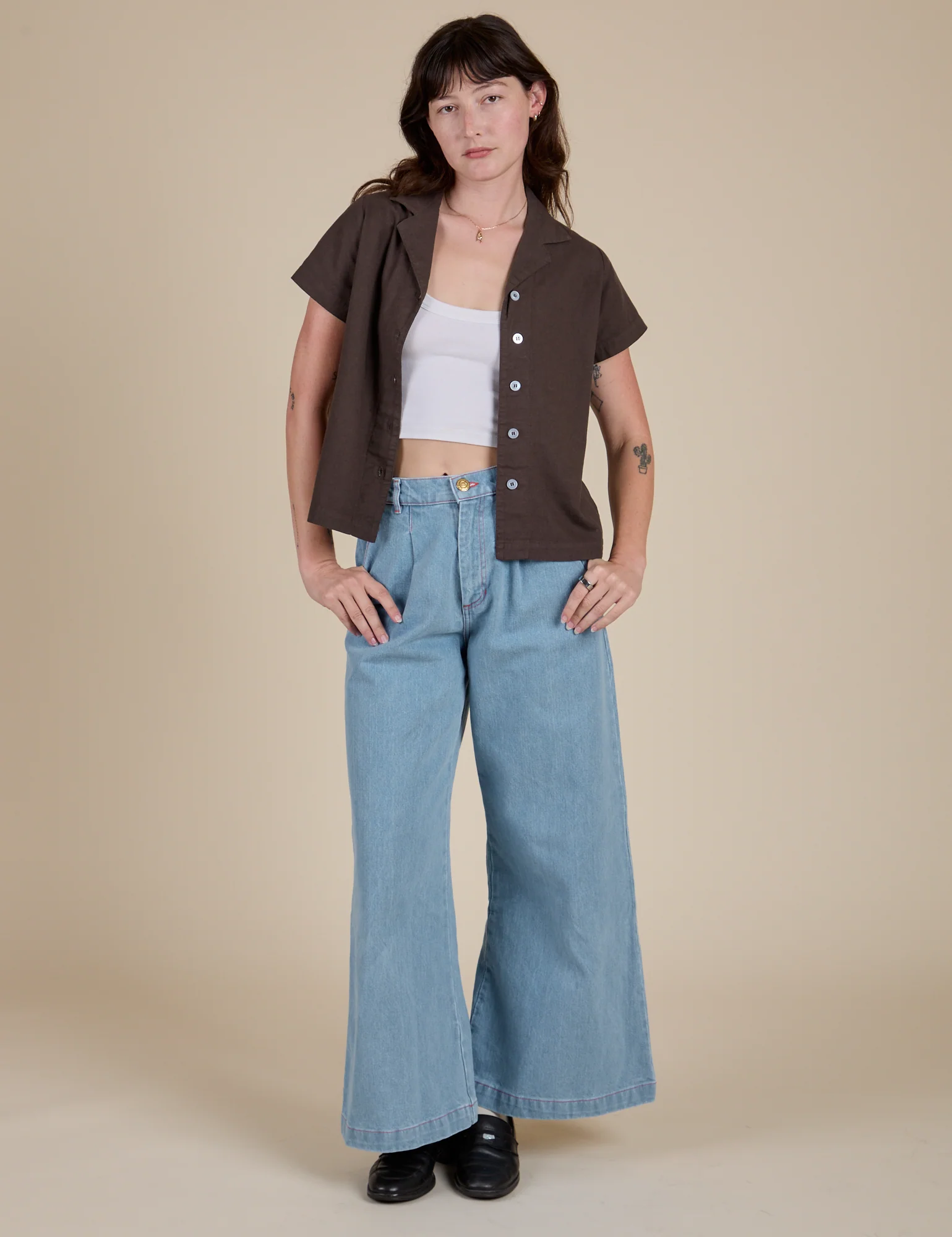 Pantry Button-Up - Espresso Brown - Image 19