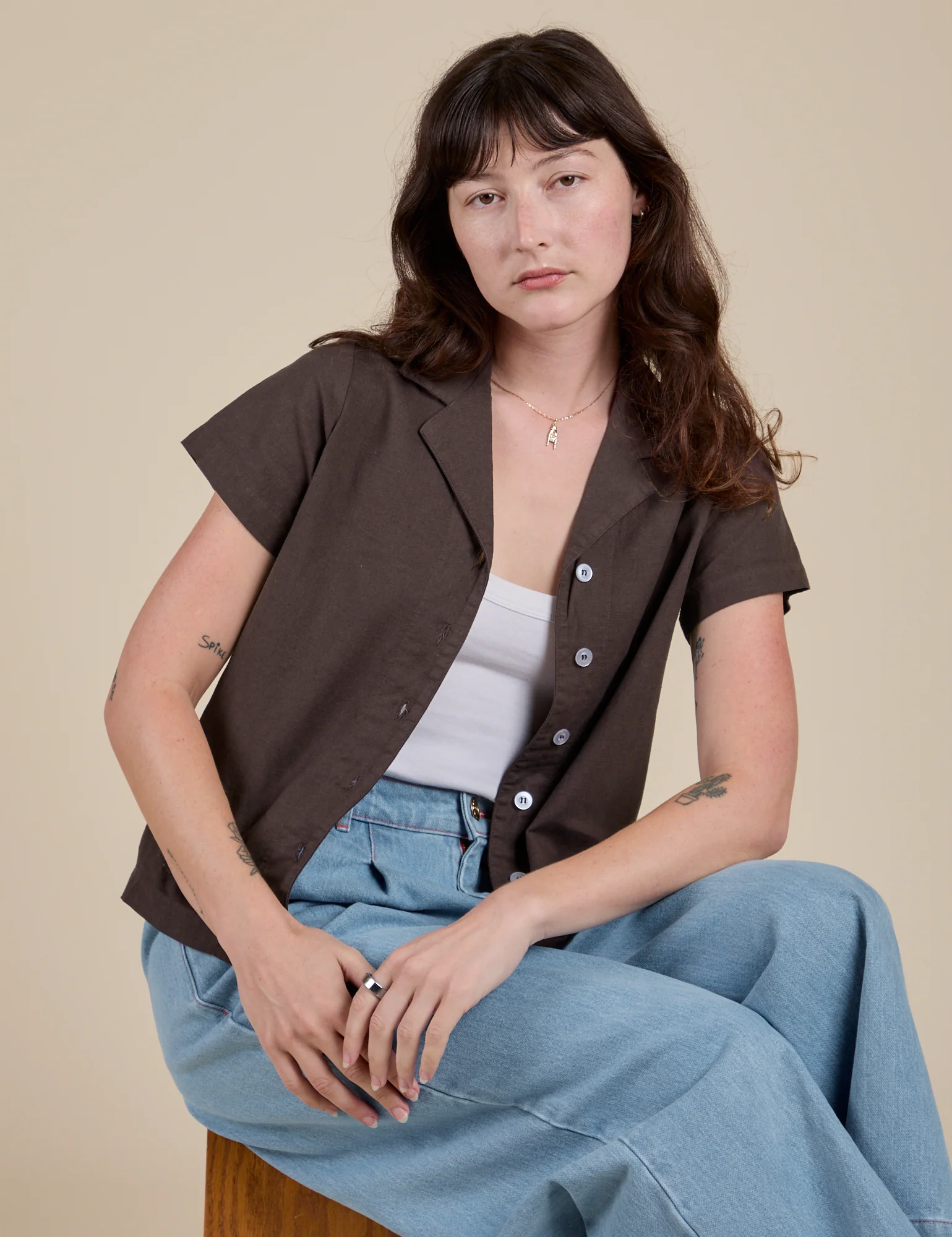 Pantry Button-Up - Espresso Brown - Image 20
