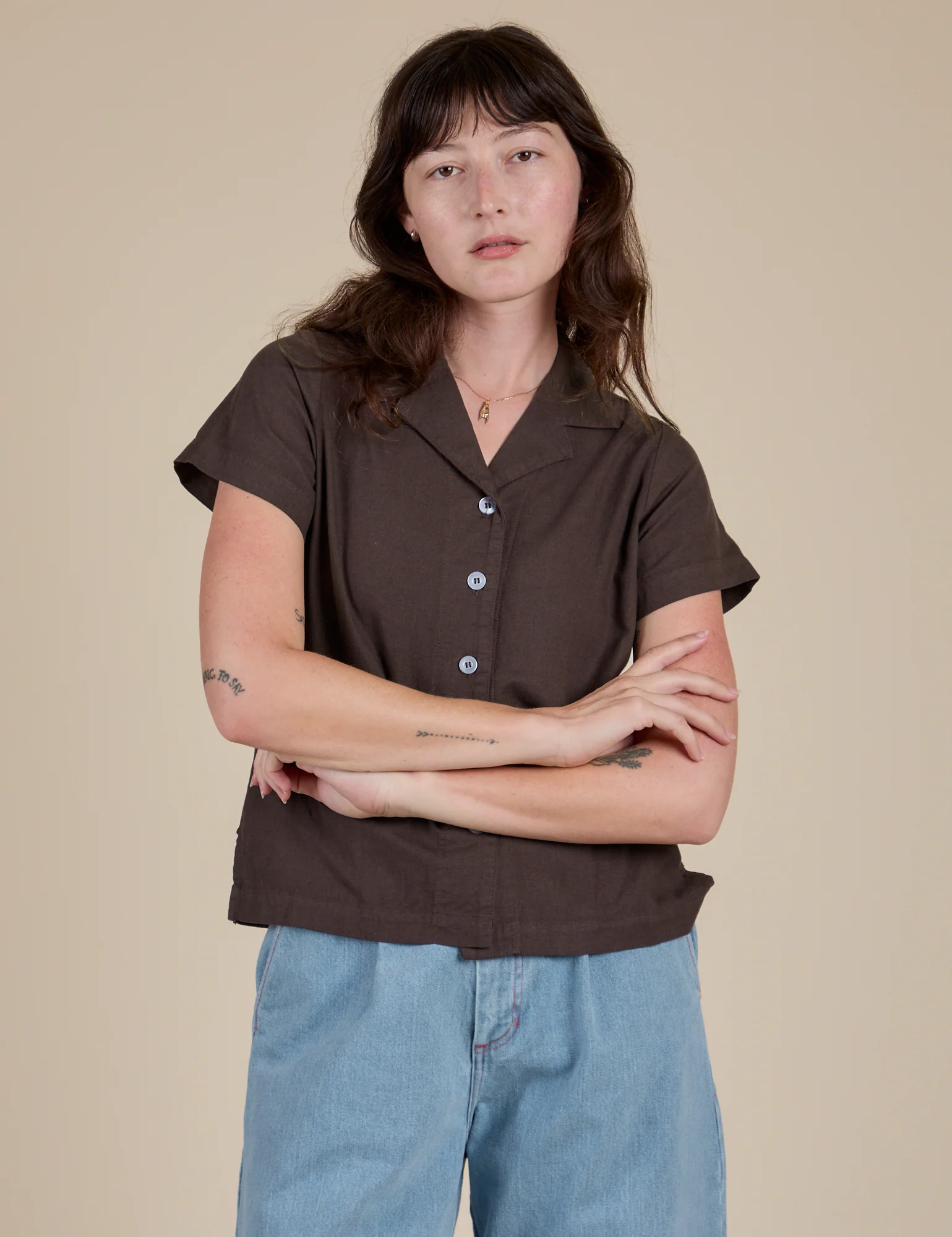 Pantry Button-Up - Espresso Brown - Image 21
