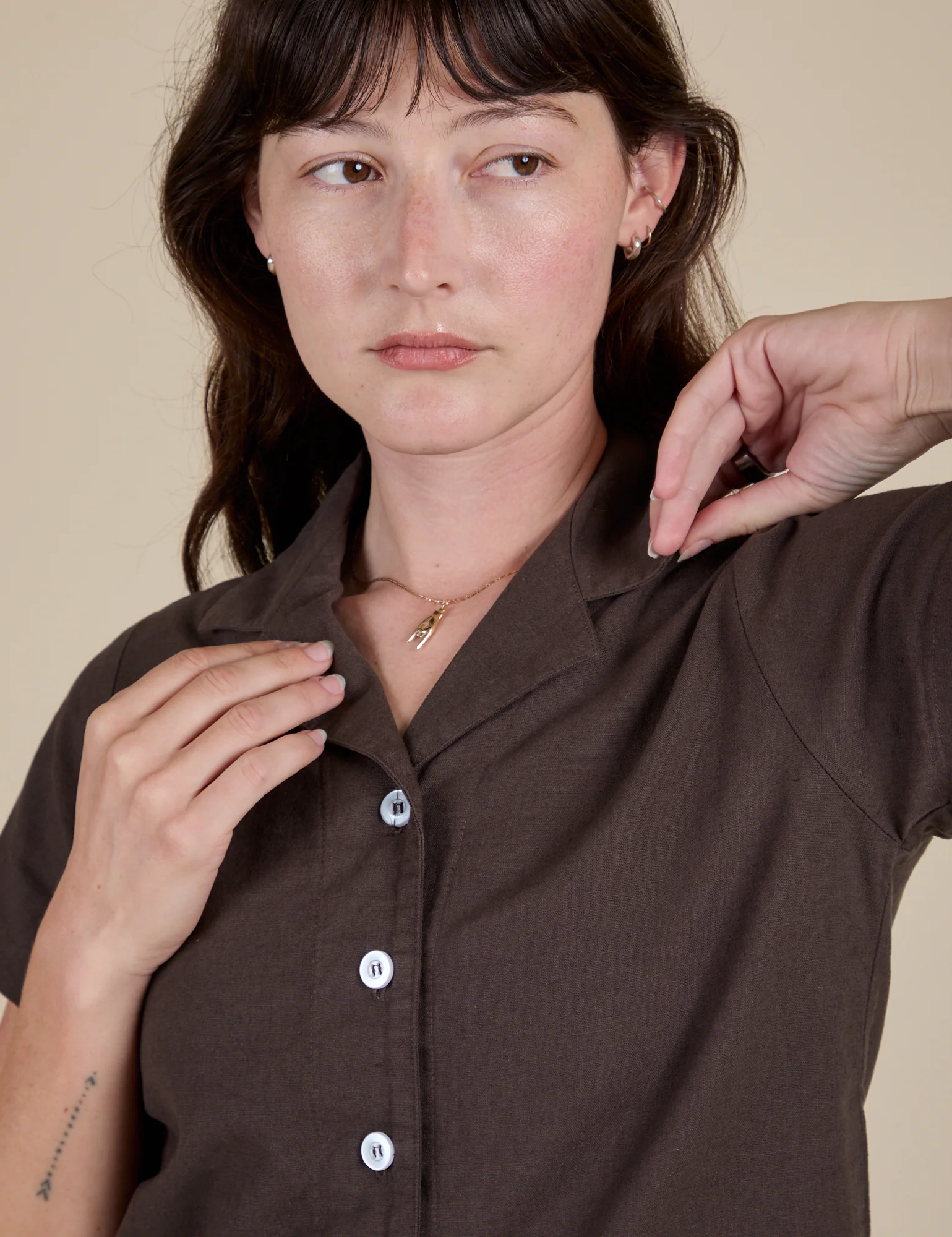Pantry Button-Up - Espresso Brown - Image 23