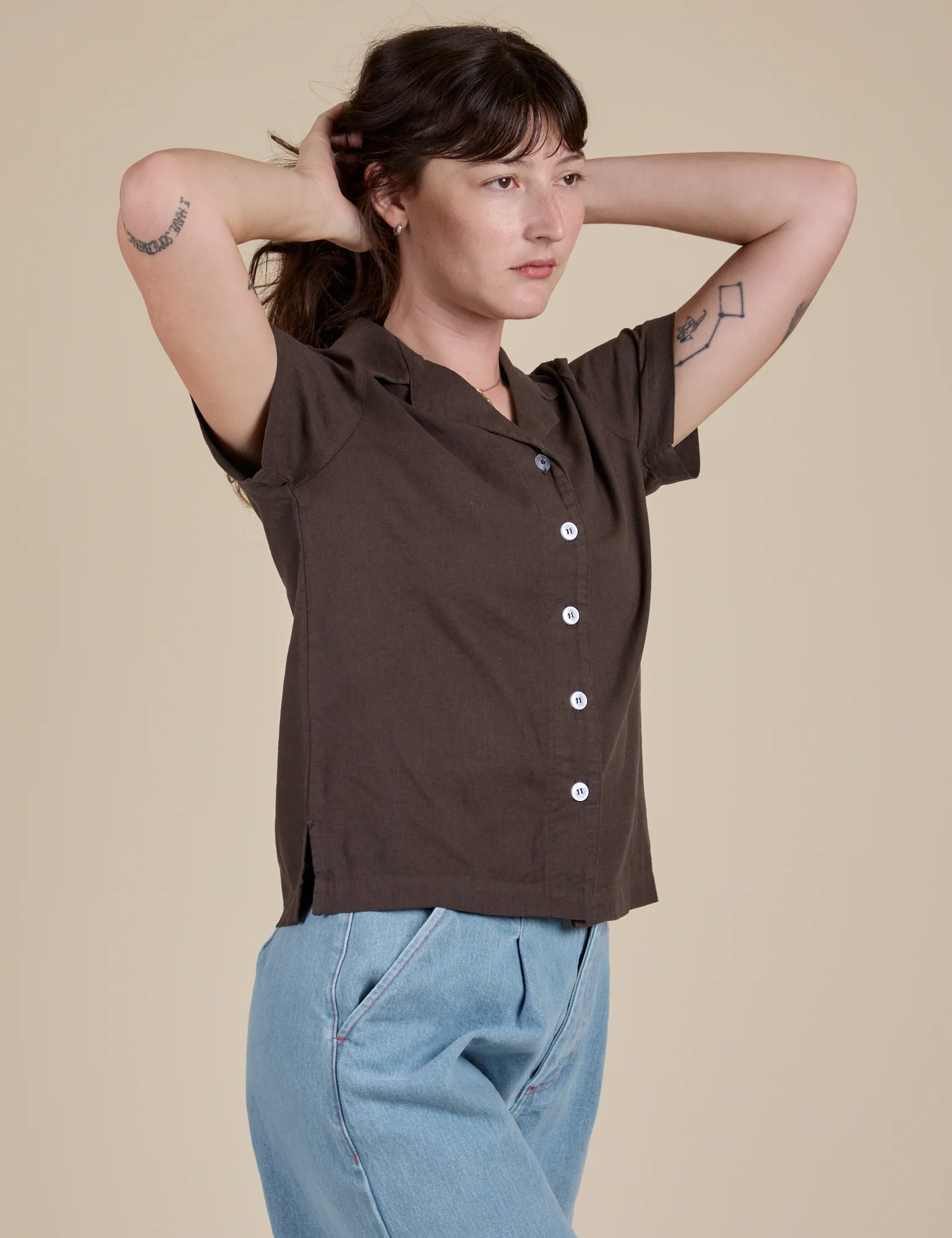 Pantry Button-Up - Espresso Brown - Image 24