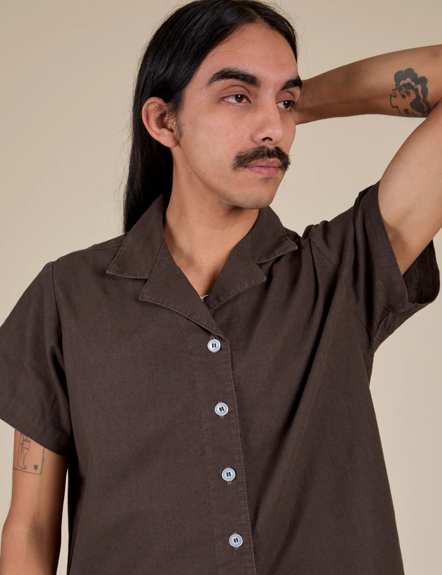 Pantry Button-Up - Espresso Brown - Image 3