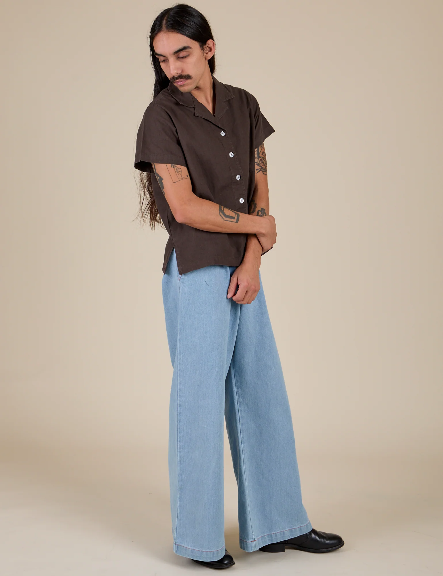 Pantry Button-Up - Espresso Brown - Image 4
