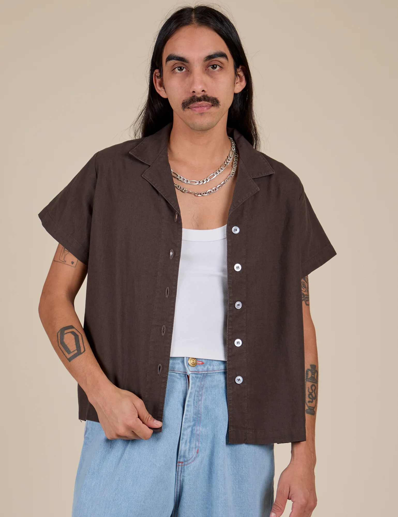 Pantry Button-Up - Espresso Brown - Image 6