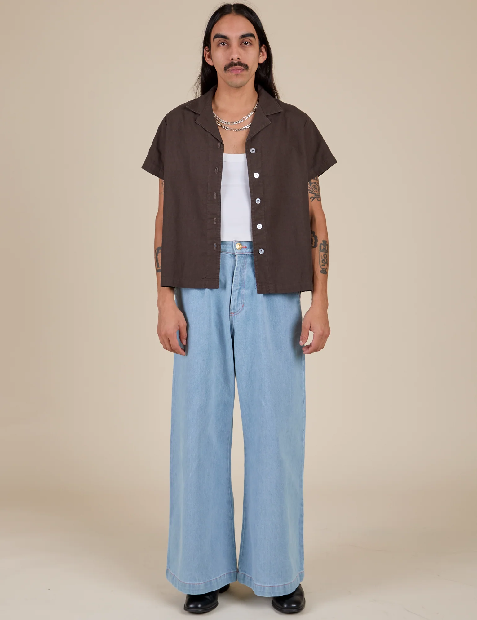 Pantry Button-Up - Espresso Brown - Image 7