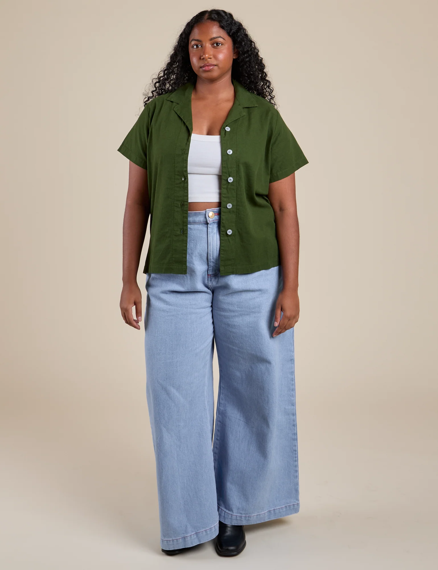 Pantry Button-Up - Evergreen - Image 21