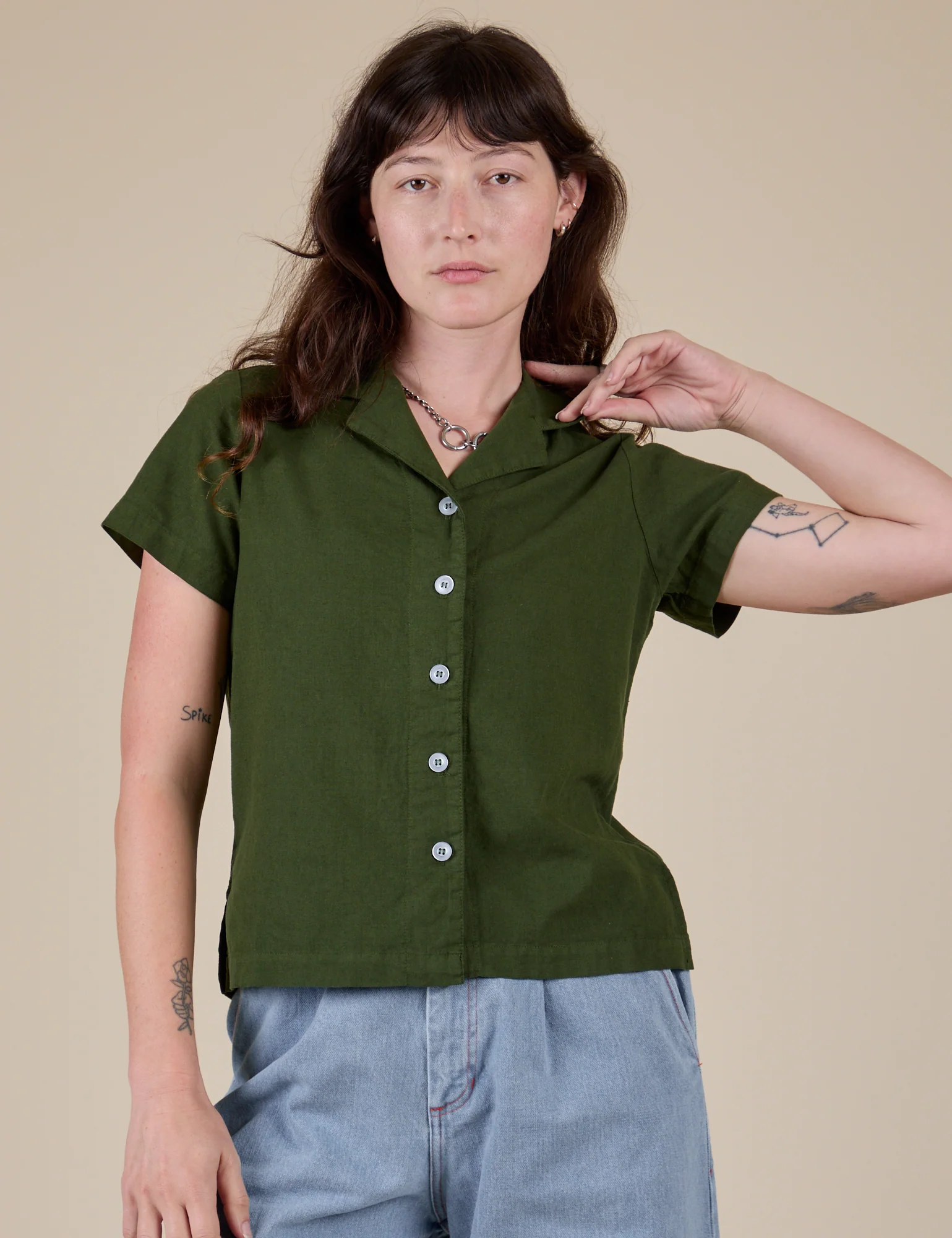 Pantry Button-Up - Evergreen - Image 3