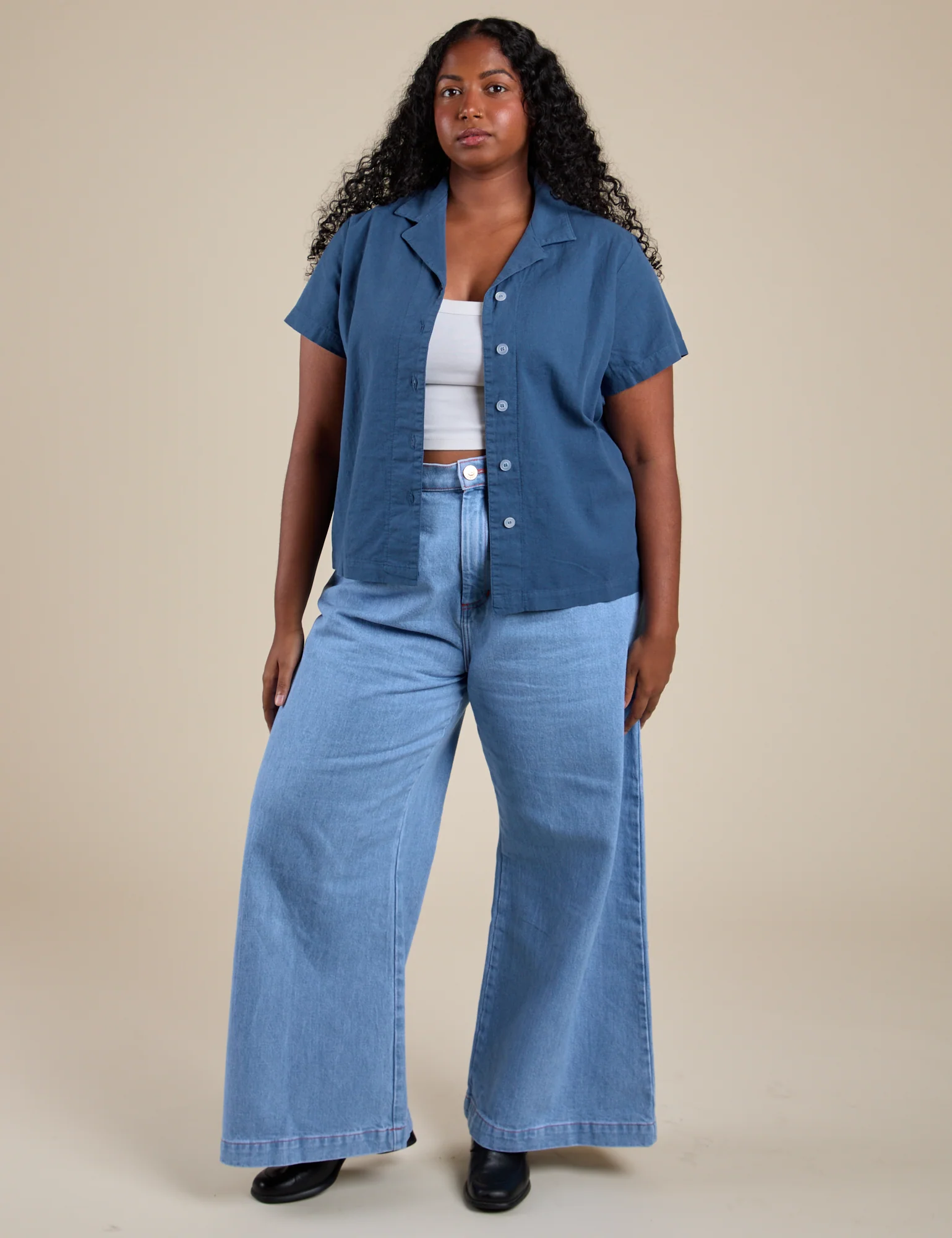 Pantry Button-Up - French Blue - Image 13