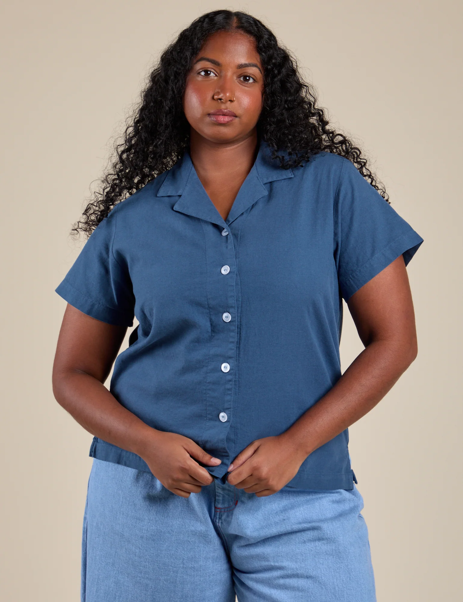 Pantry Button-Up - French Blue - Image 14