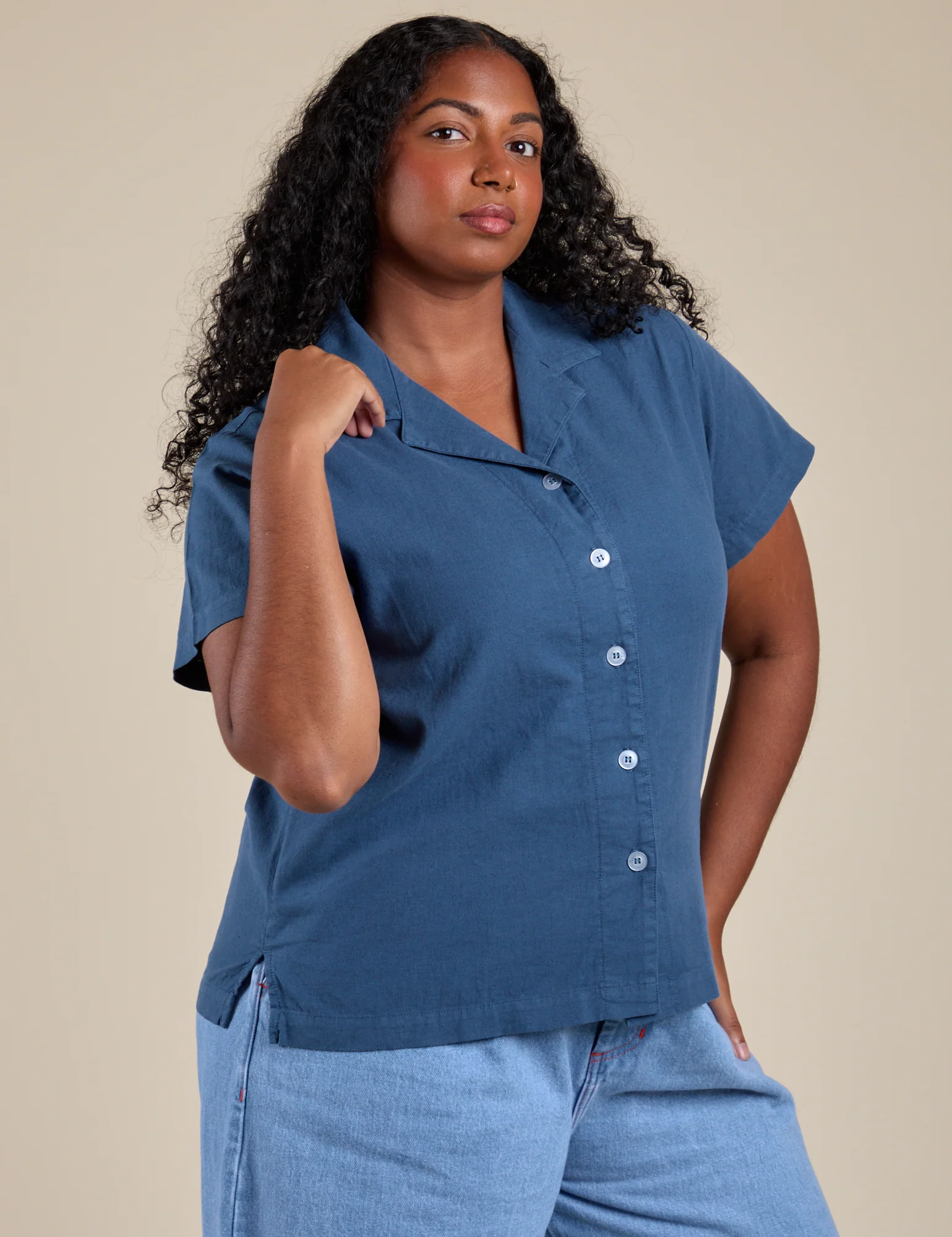 Pantry Button-Up - French Blue - Image 15