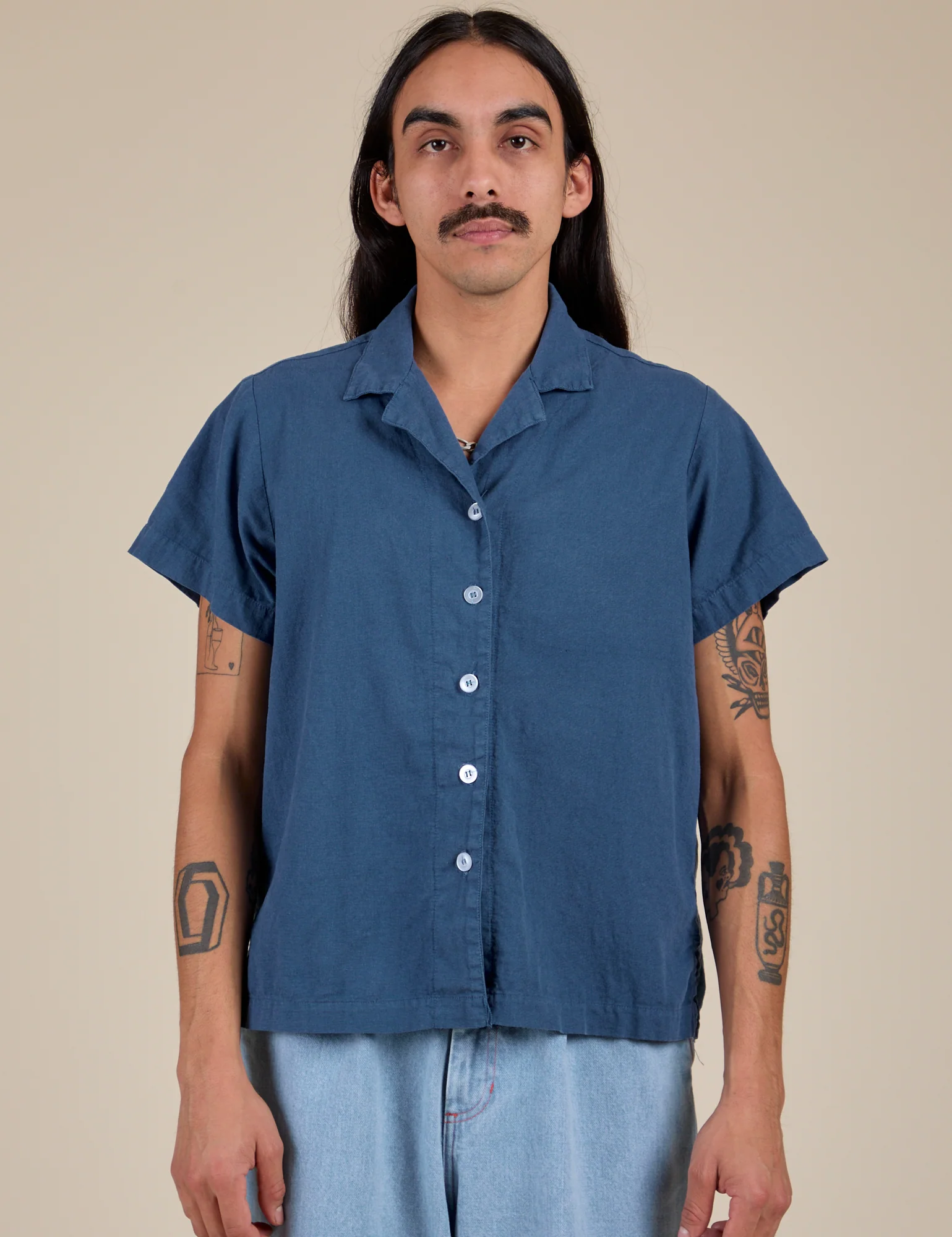 Pantry Button-Up - French Blue - Image 21