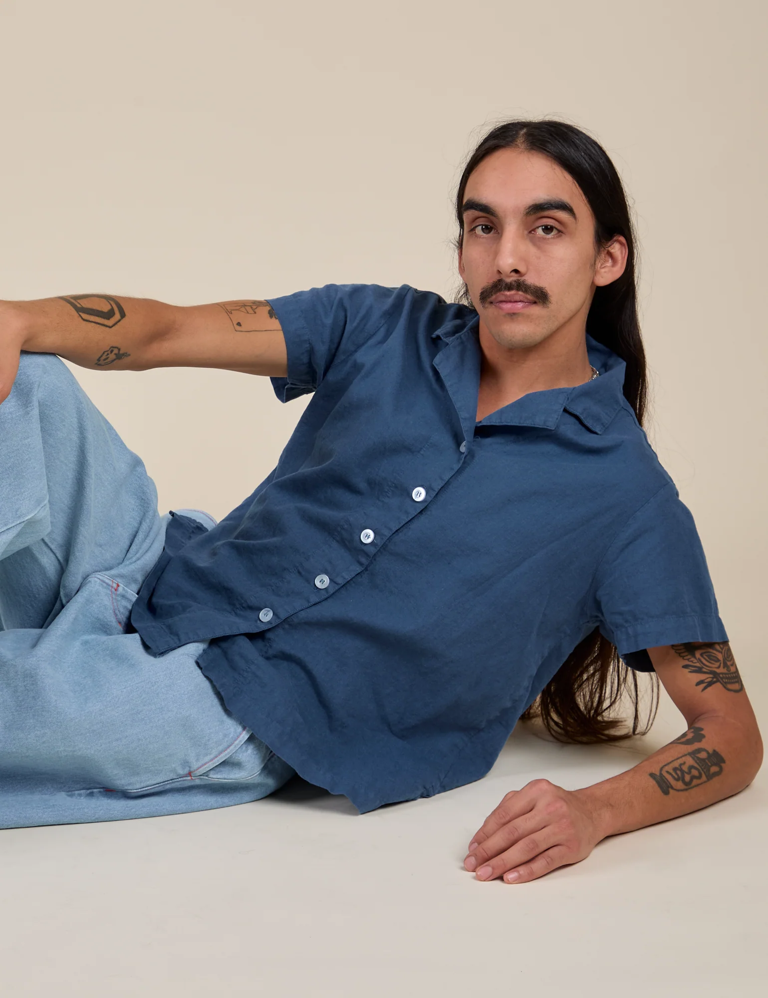 Pantry Button-Up - French Blue - Image 26