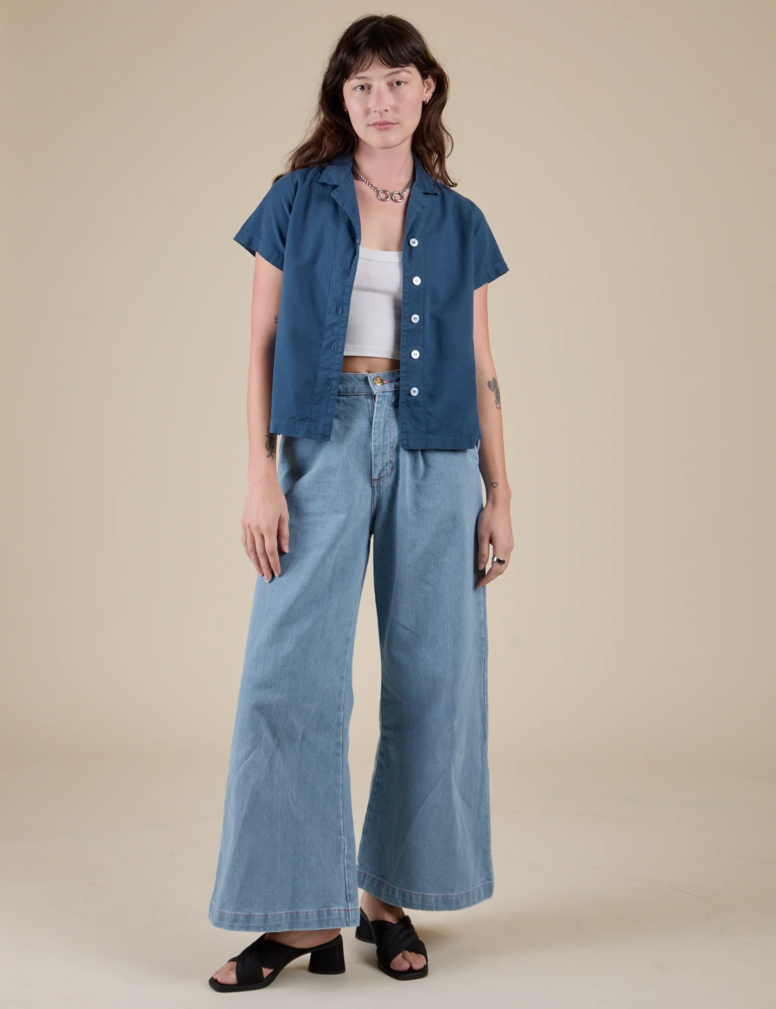 Pantry Button-Up - French Blue - Image 3