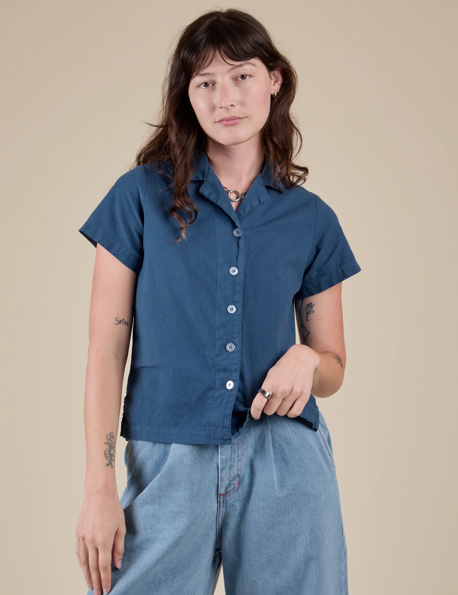Pantry Button-Up - French Blue - Image 4