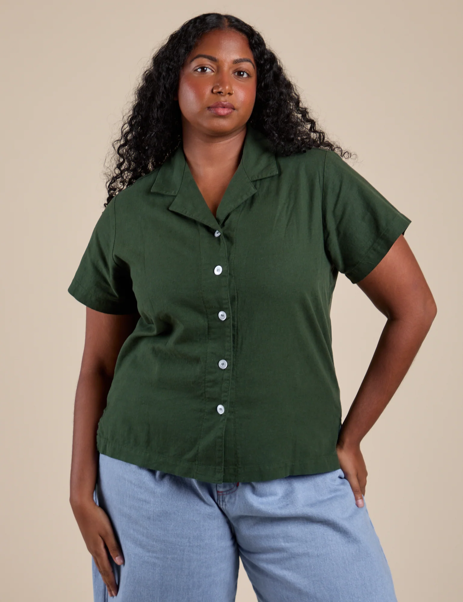 Pantry Button-Up - Swamp Green *FINAL SALE* - Image 14