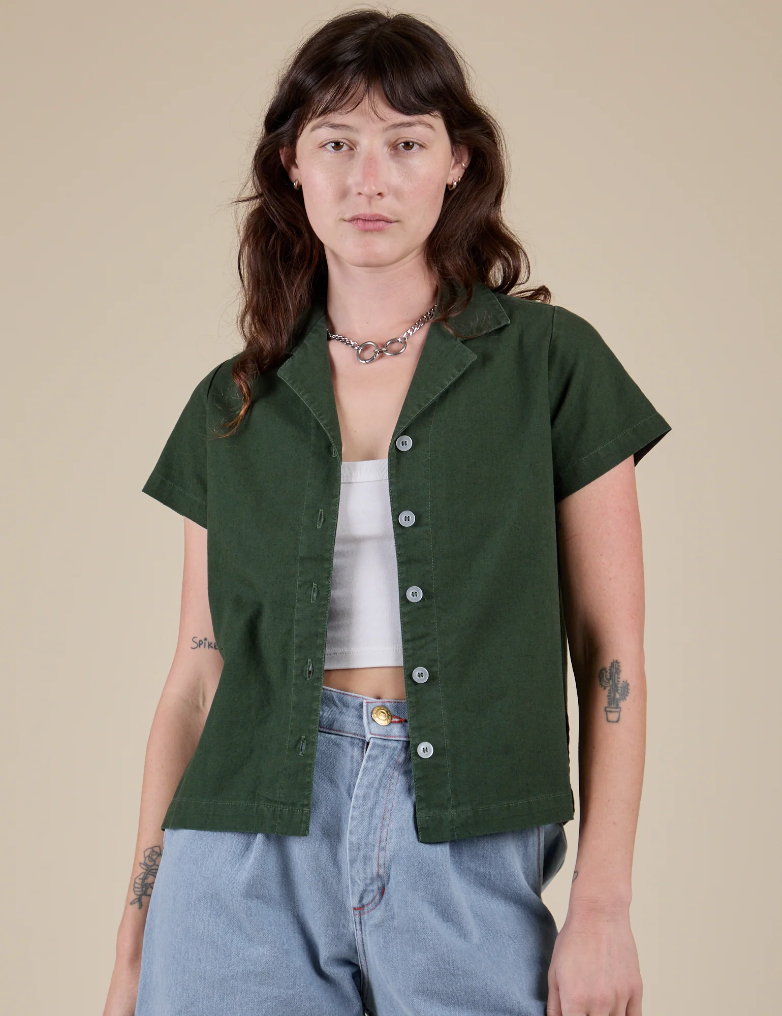Pantry Button-Up - Swamp Green *FINAL SALE* - Image 19
