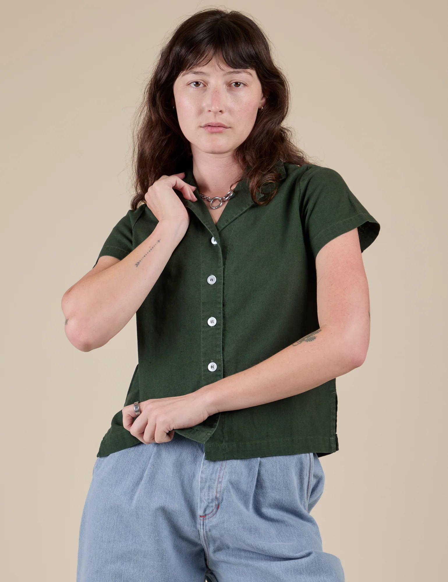 Pantry Button-Up - Swamp Green *FINAL SALE* - Image 21
