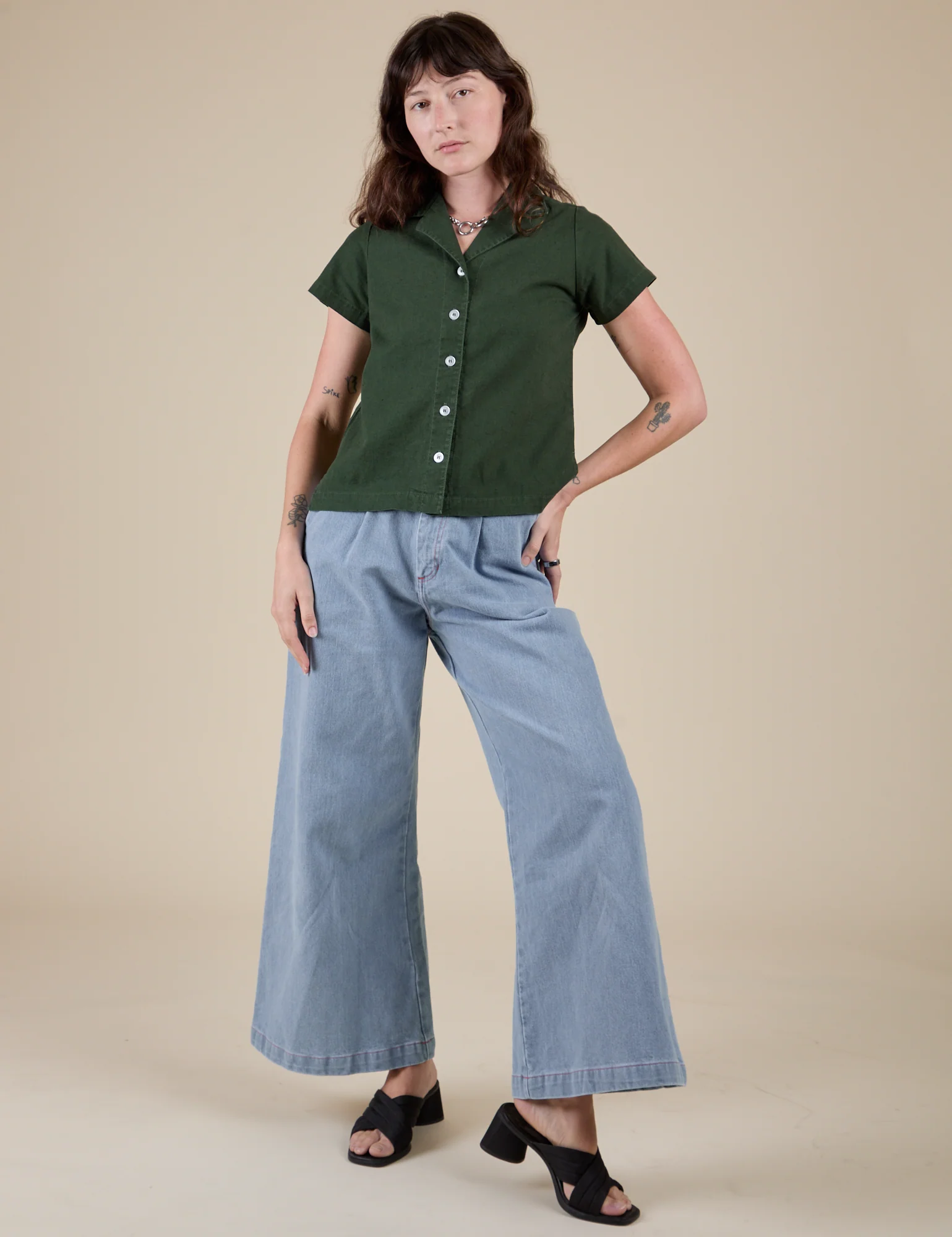 Pantry Button-Up - Swamp Green *FINAL SALE* - Image 23