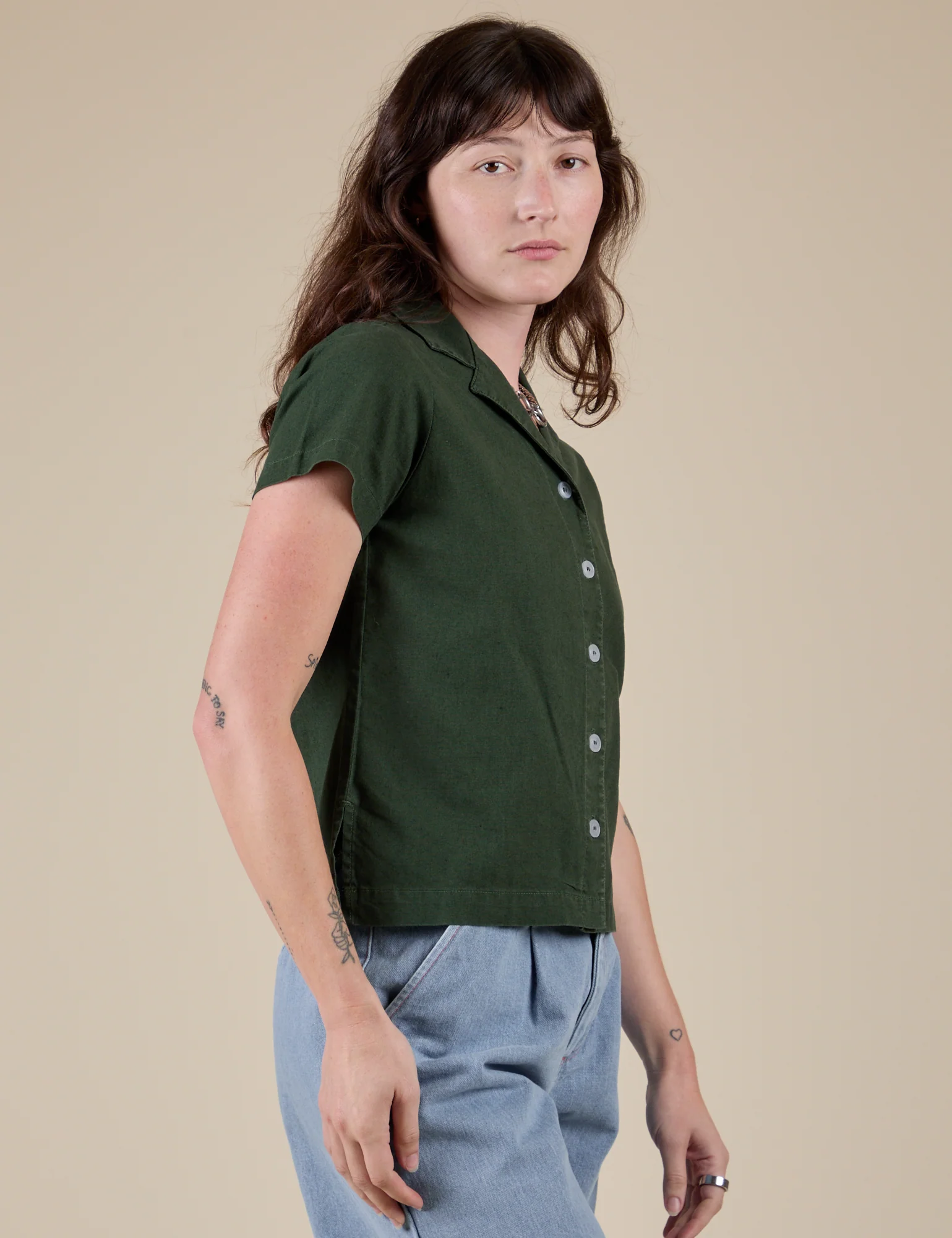 Pantry Button-Up - Swamp Green *FINAL SALE* - Image 24