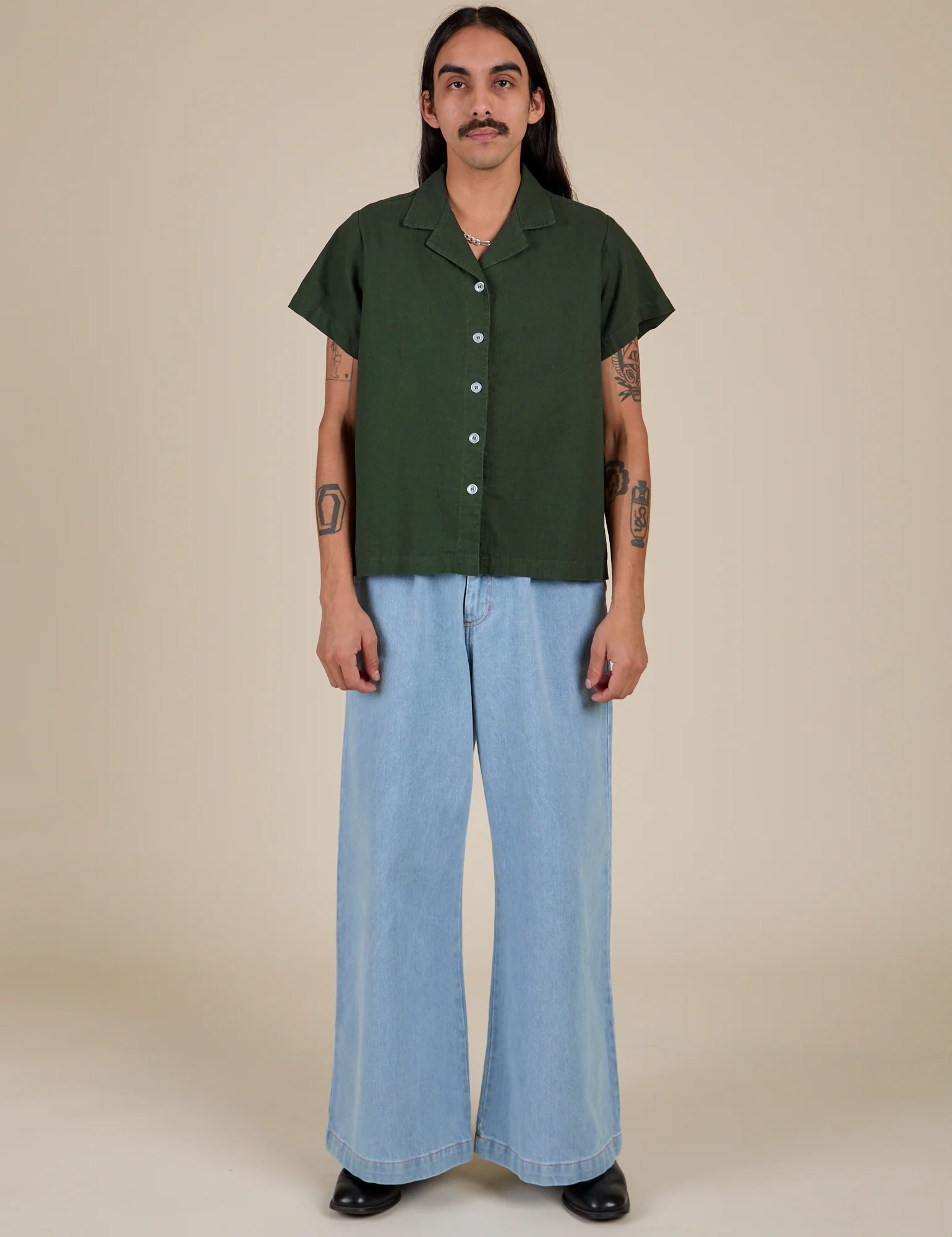 Pantry Button-Up - Swamp Green *FINAL SALE* - Image 6