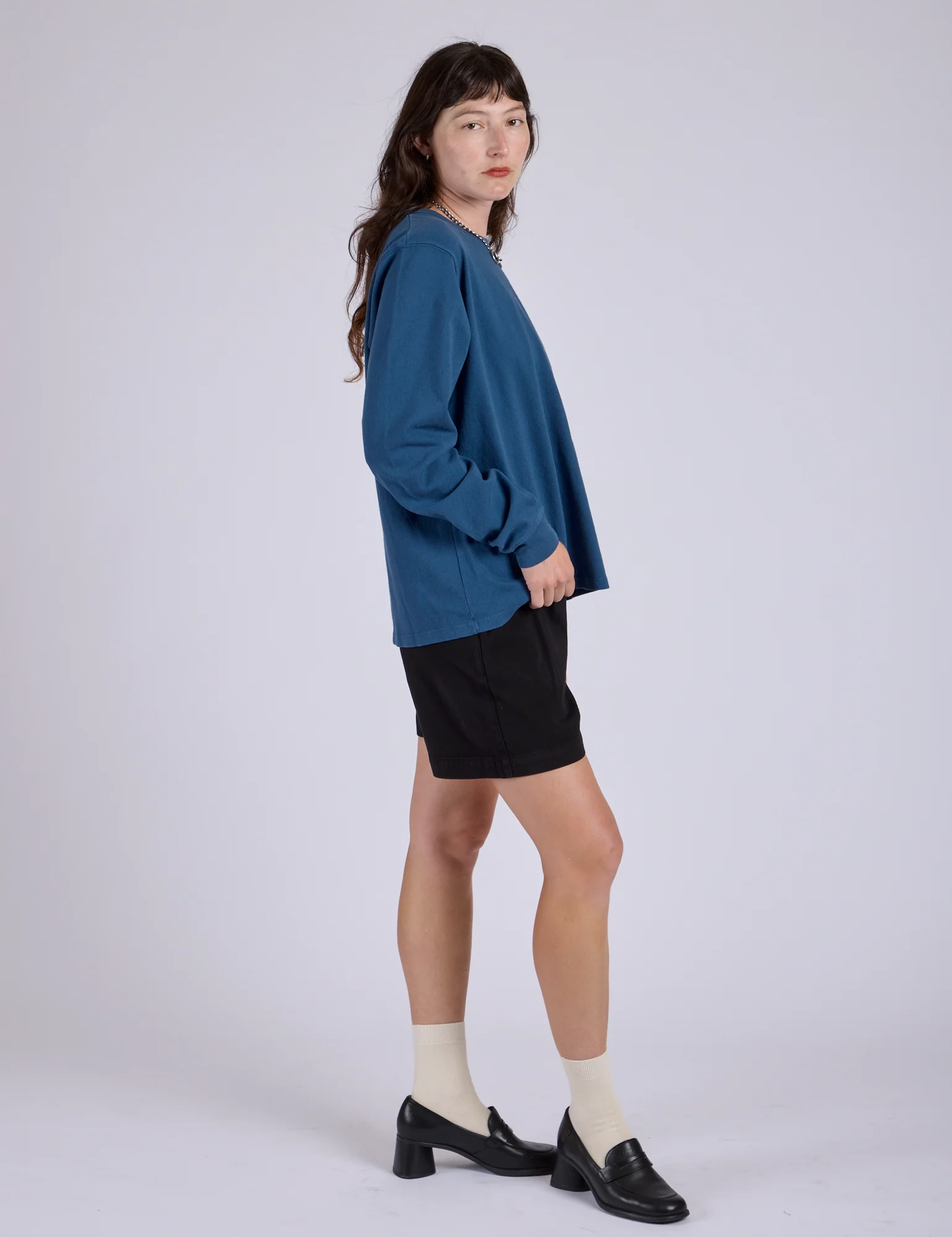 Pleated Trouser Shorts - Basic Black - Image 23