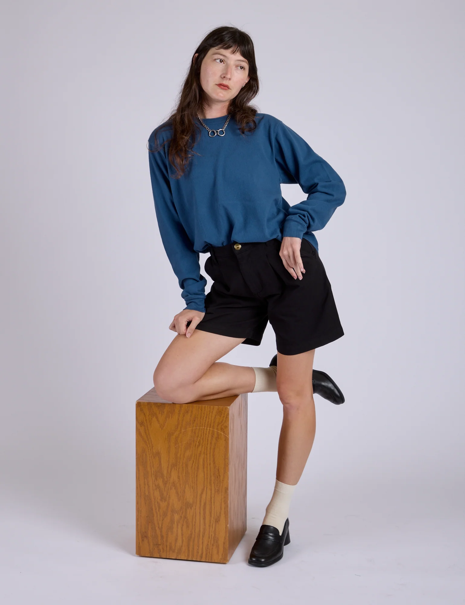 Pleated Trouser Shorts - Basic Black - Image 25