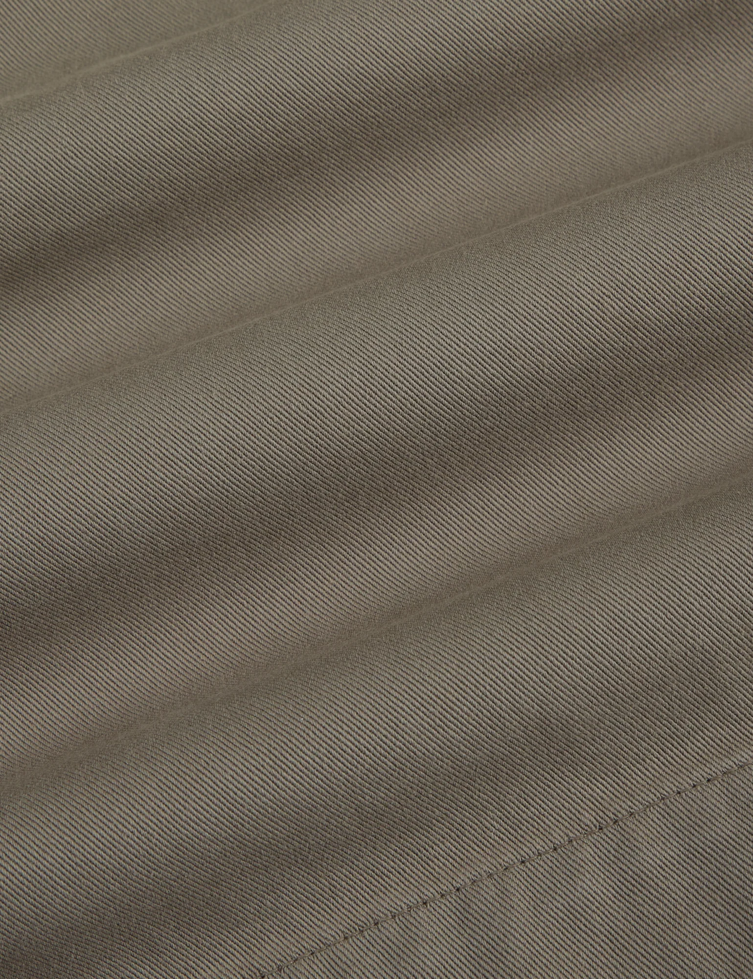 Pleated Trouser Shorts - Khaki Grey - Image 2