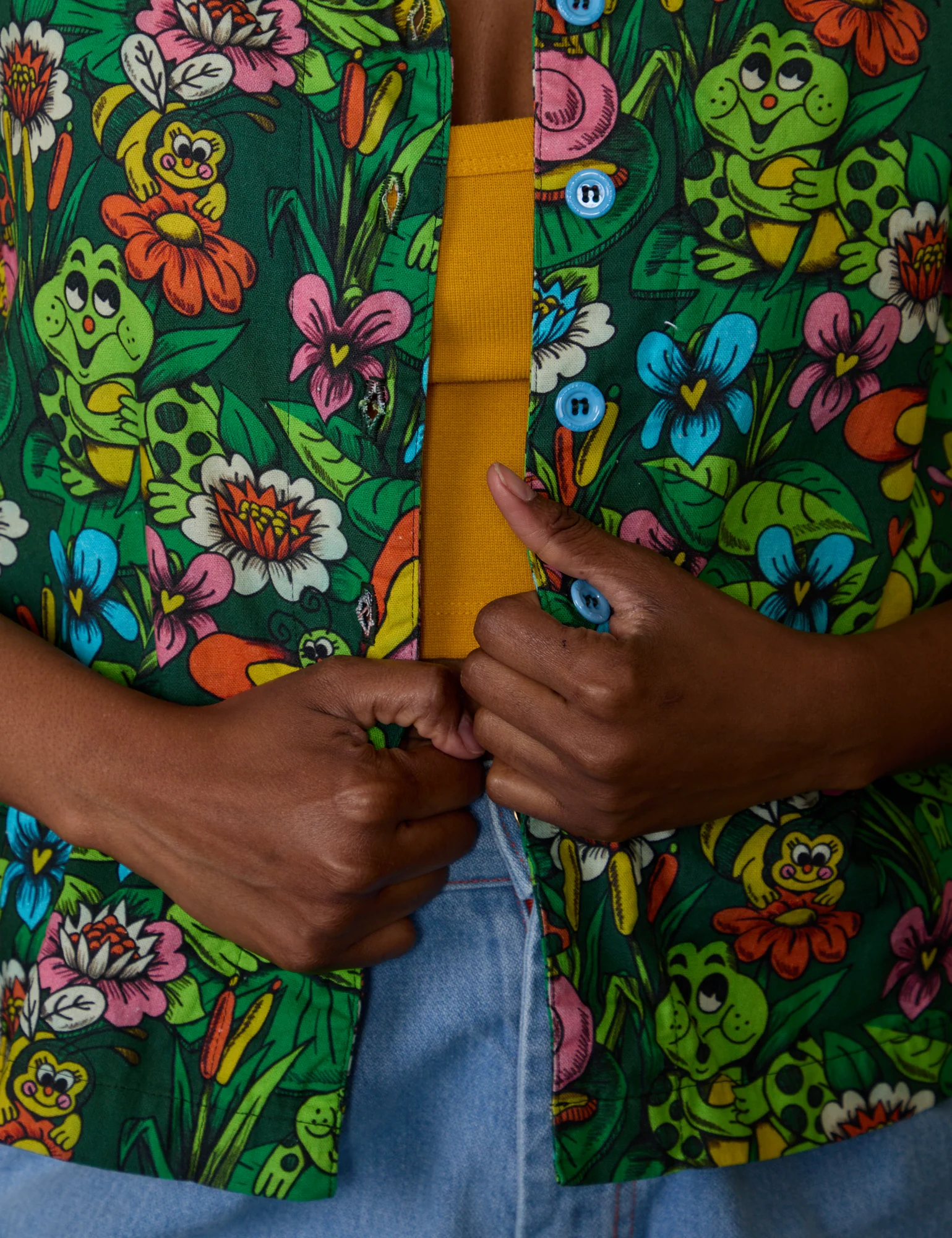 Pond Party Pantry Button-Up - Image 13