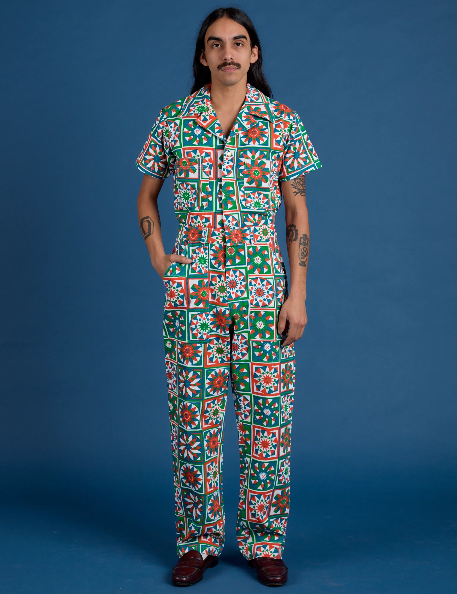 Quilt Print Jumpsuit *FINAL SALE* - Image 10