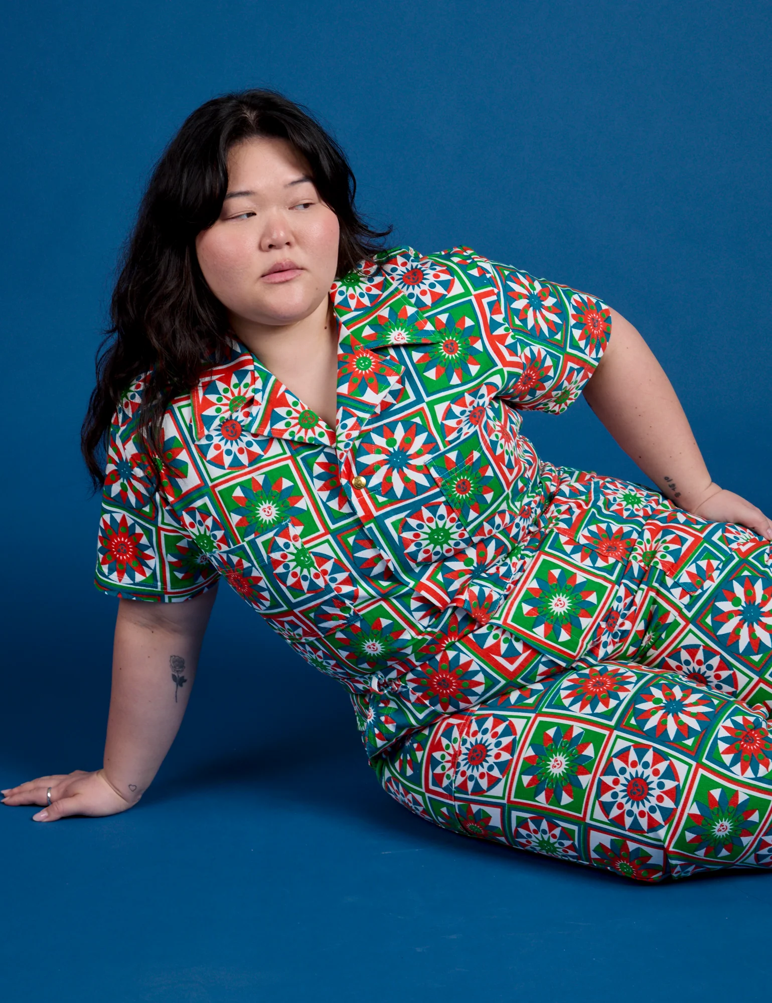 Quilt Print Jumpsuit *FINAL SALE* - Image 9
