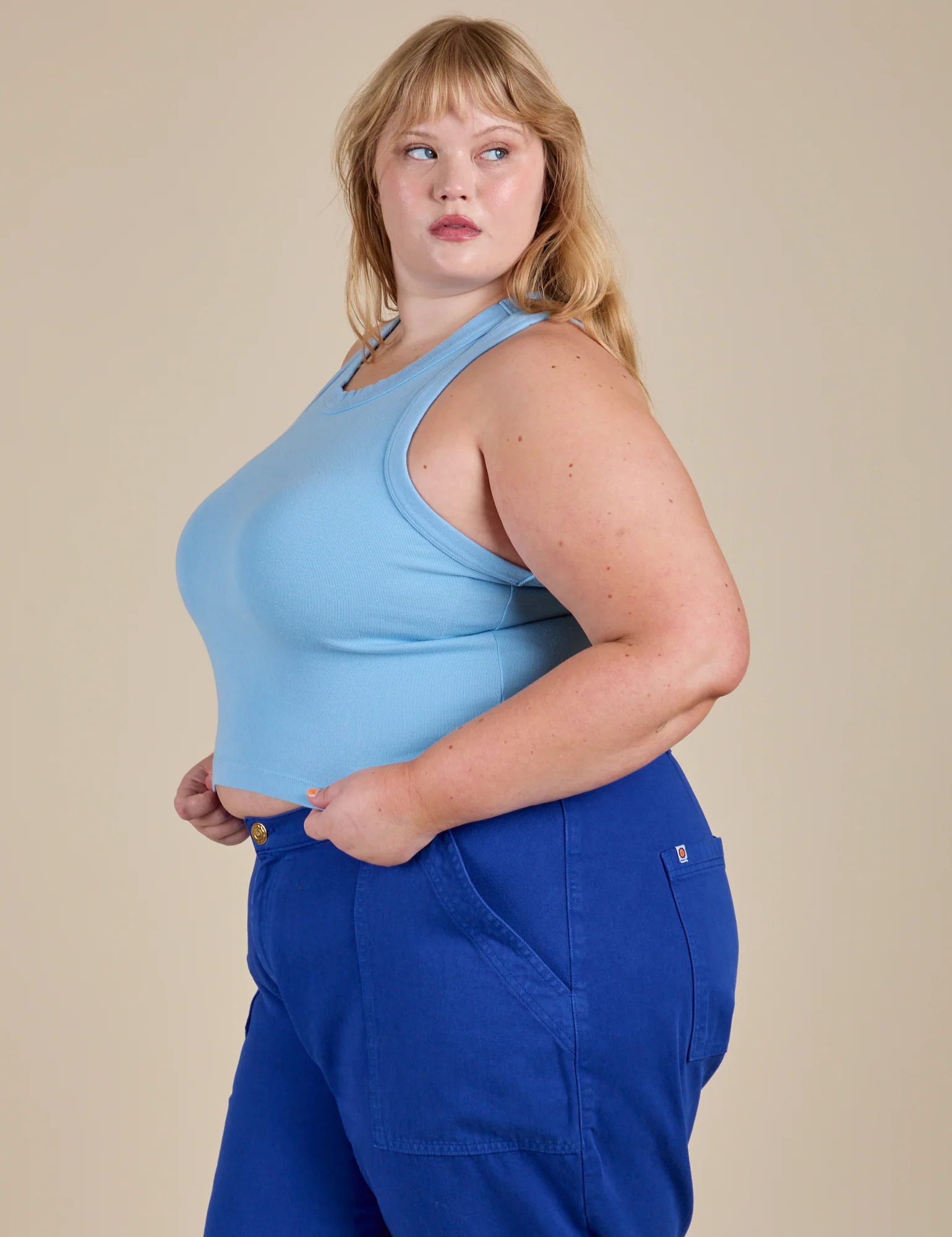 Racerback Tank - Baby Blue - Image 10