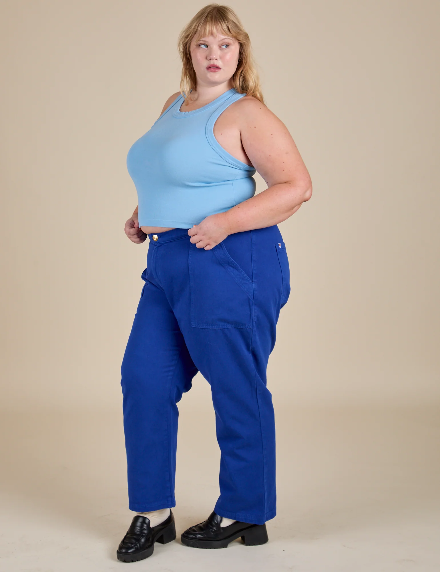 Racerback Tank - Baby Blue - Image 11