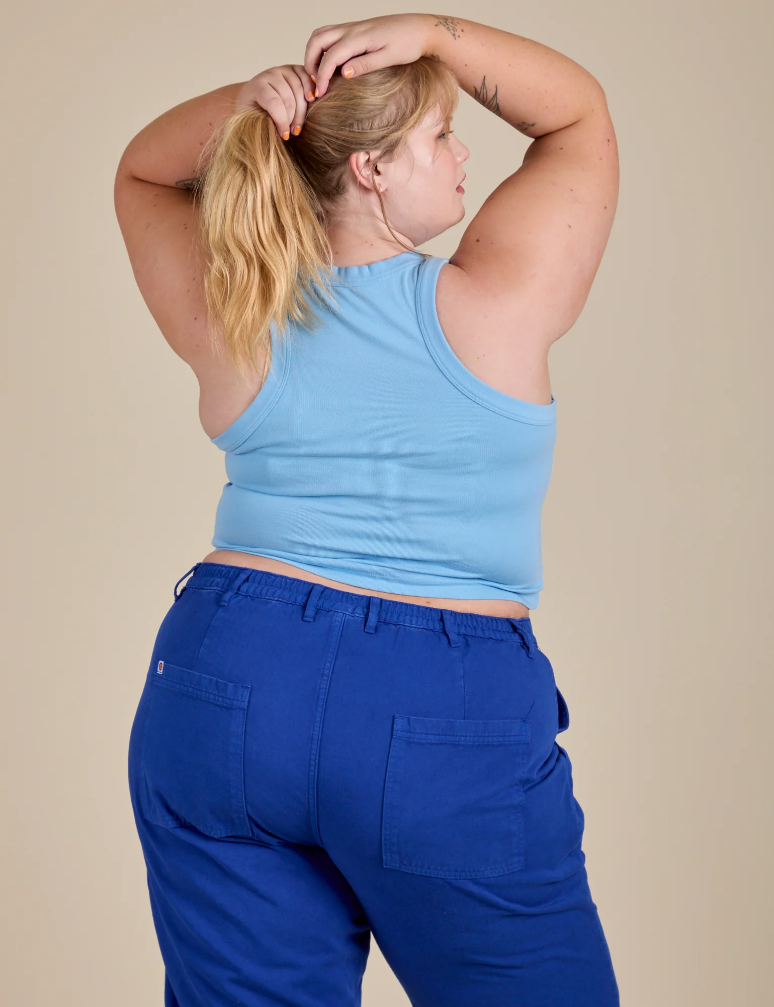 Racerback Tank - Baby Blue - Image 12