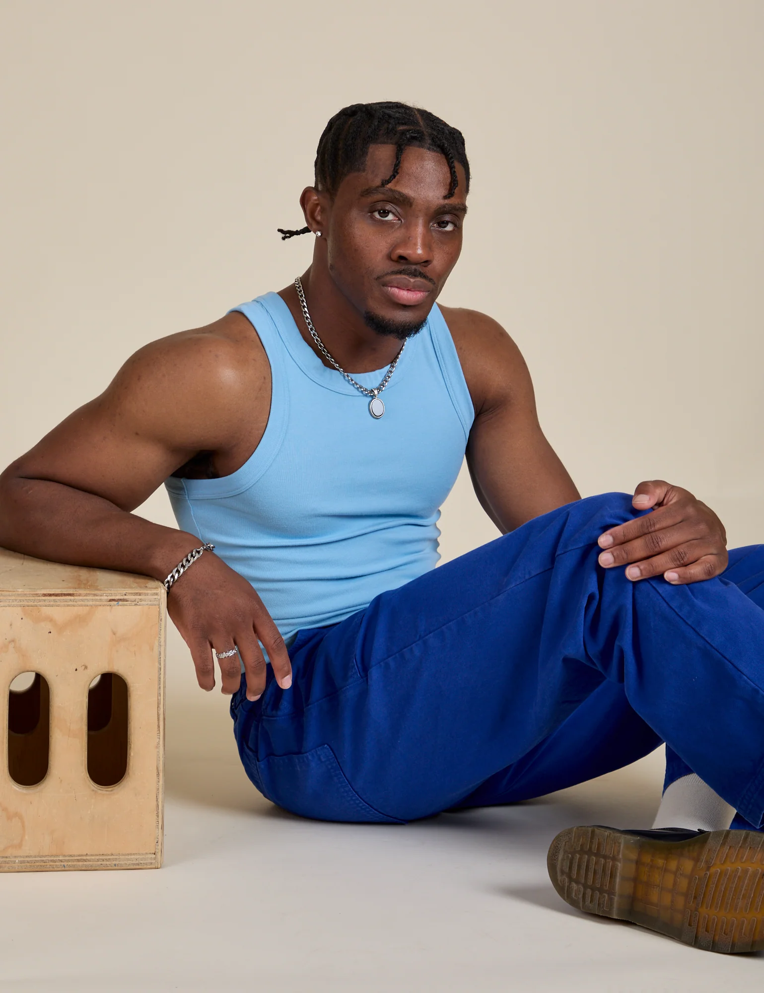 Racerback Tank - Baby Blue - Image 19