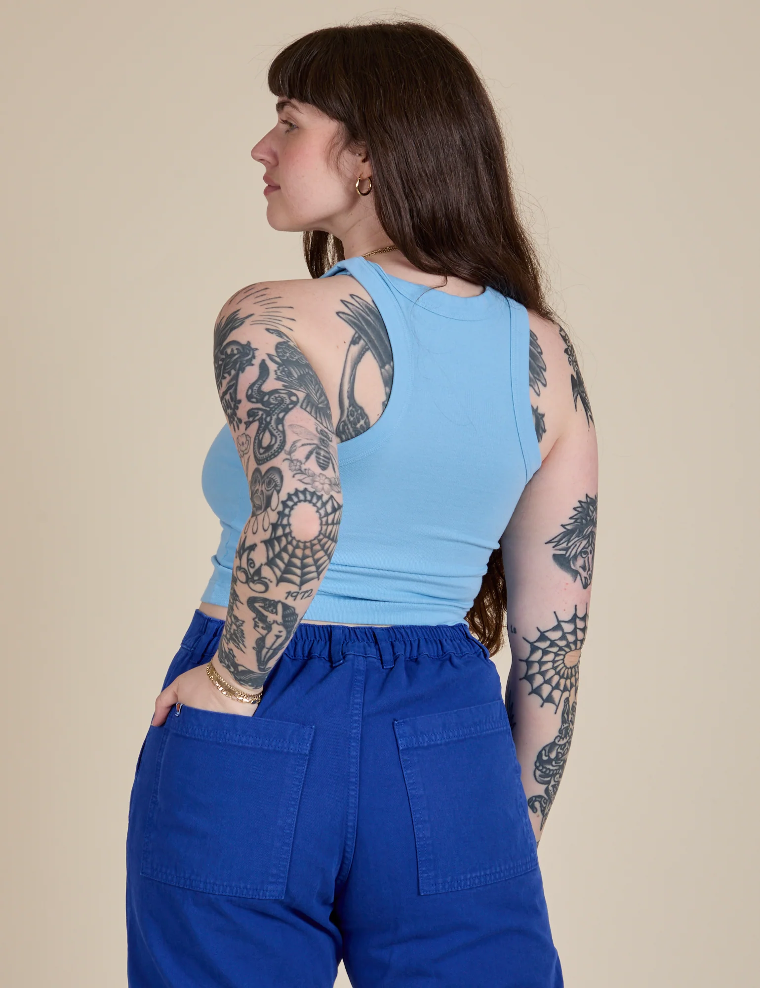 Racerback Tank - Baby Blue - Image 23