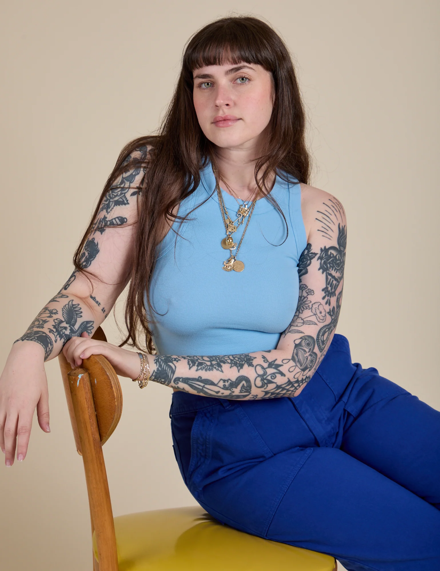 Racerback Tank - Baby Blue - Image 25