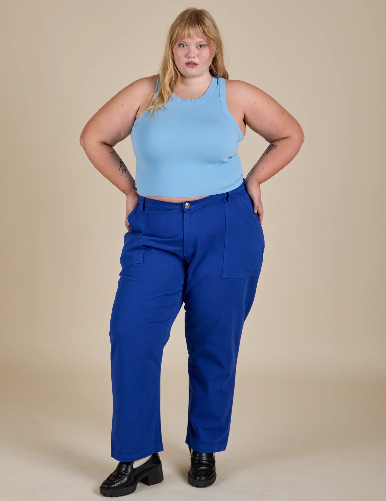 Racerback Tank - Baby Blue - Image 9