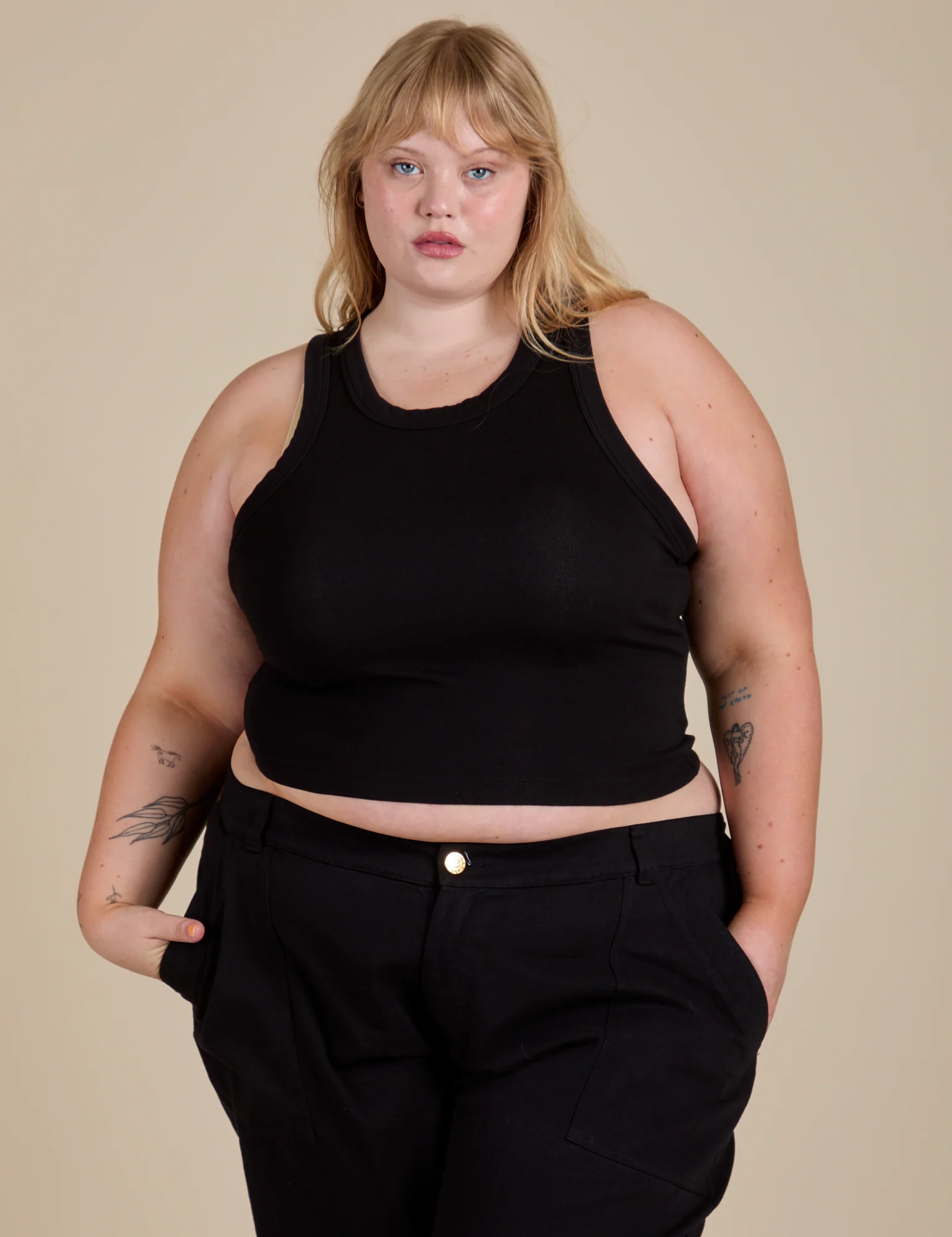 Racerback Tank - Basic Black