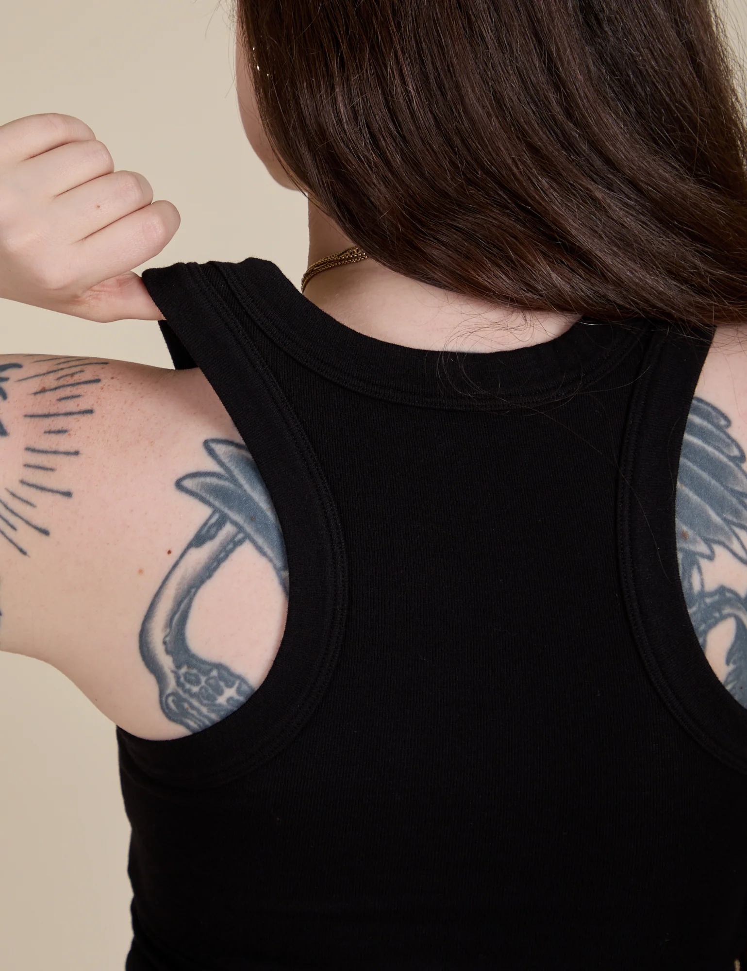 Racerback Tank - Basic Black - Image 21